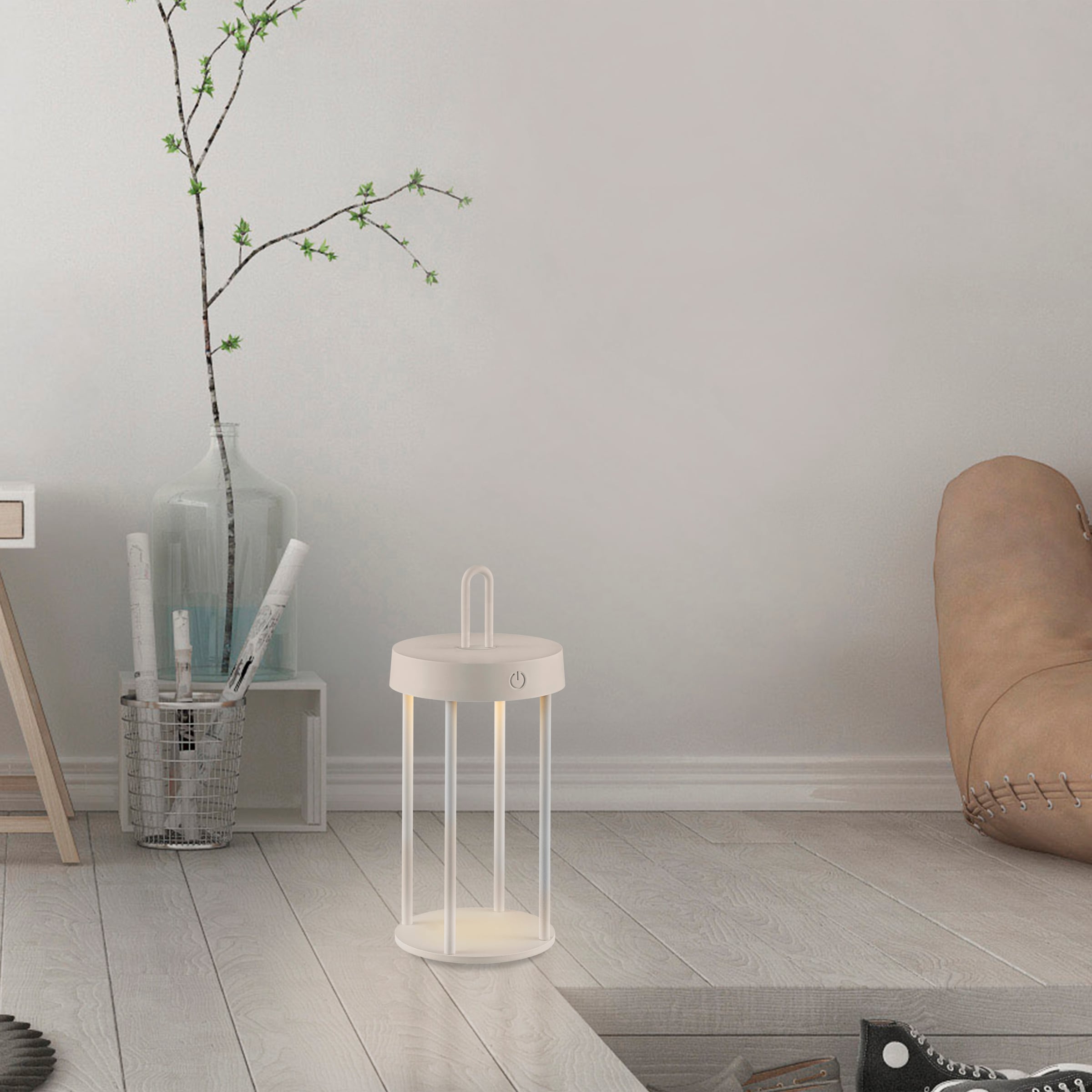 JUST LIGHT Tischleuchte »ANSELM«, 1 flammig, Leuchtmittel LED-Modul | LED fest integriert, Akkuleuchte