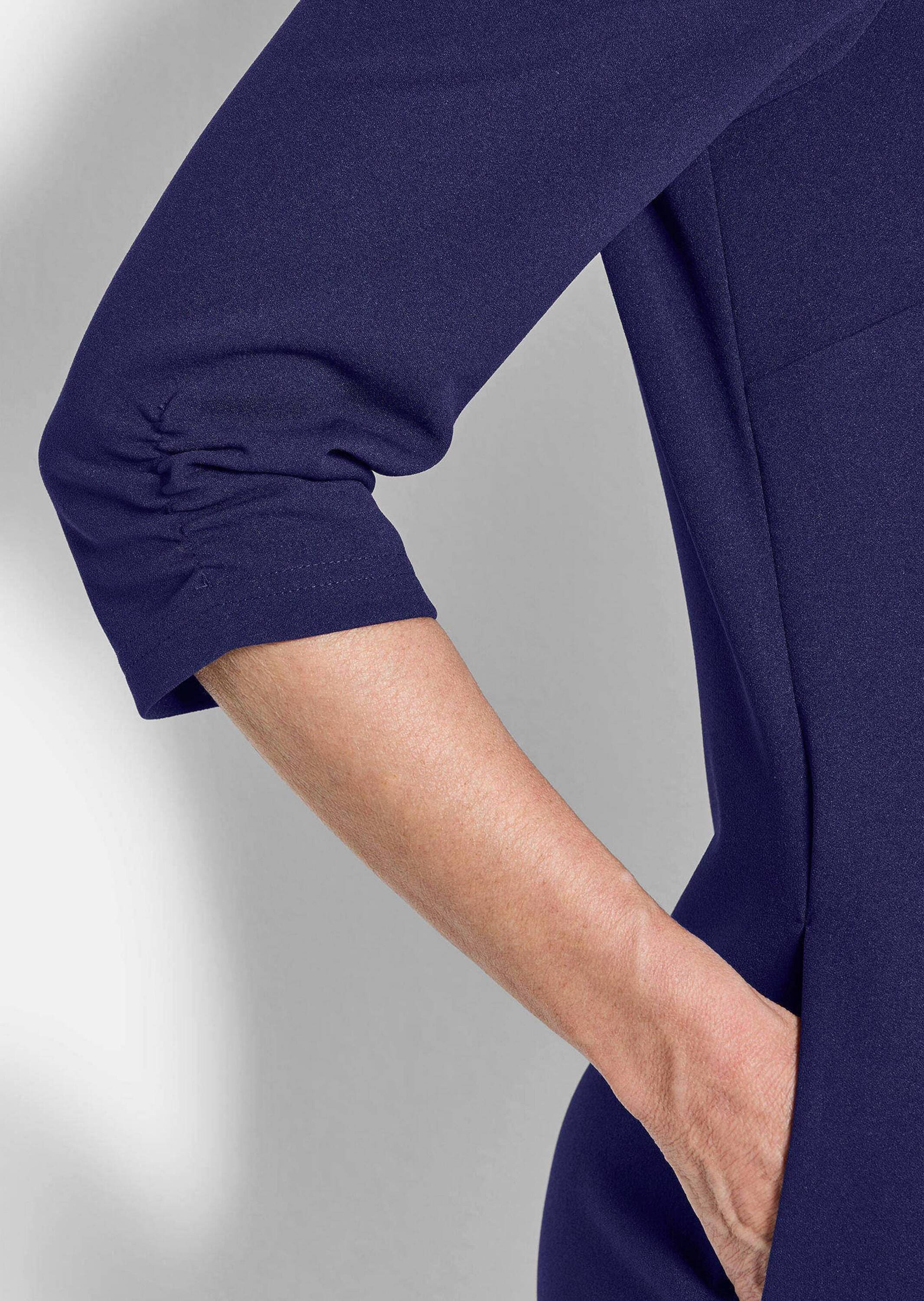 GOLDNER Etuikleid »Elegantes Kleid mit gerafften Ärmeln«