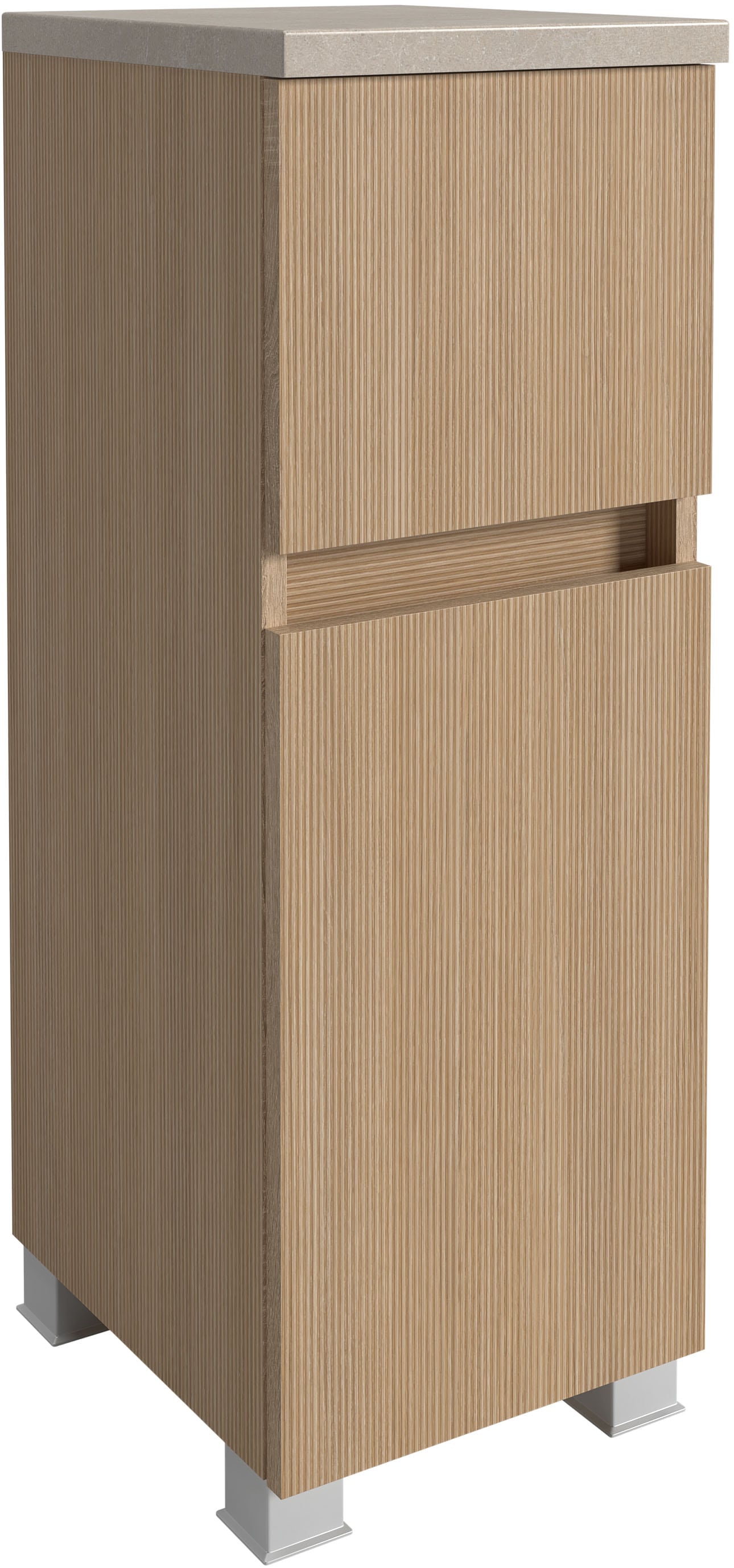 welltime Badmöbel-Set »Eixo«, Set 120 cm breit, Badmöbel mit LED-Beleuchtung