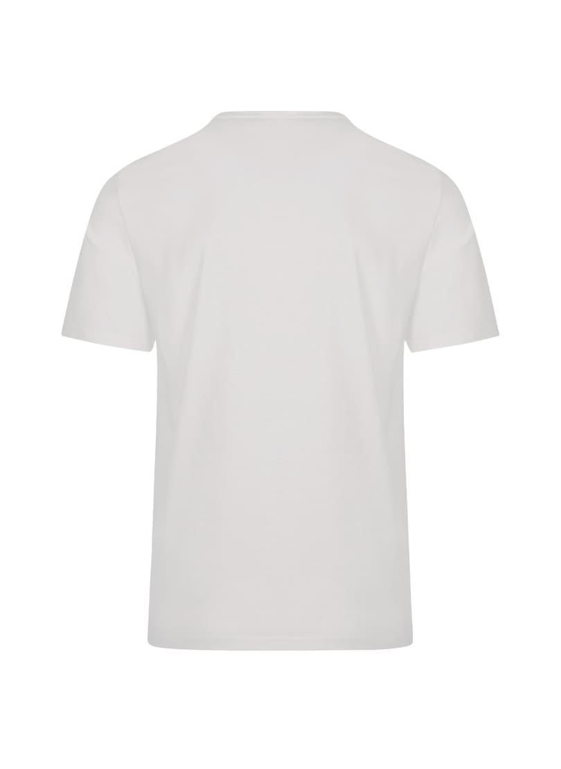 Trigema T-Shirt »TRIGEMA T-Shirt mit Knopfleiste DELUXE Baumwolle« 1 Stk.
