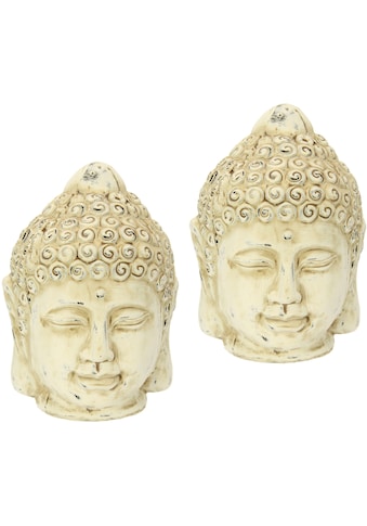 I.GE.A. Dekofigur »Buddha-Kopf«, 2er Set kaufen