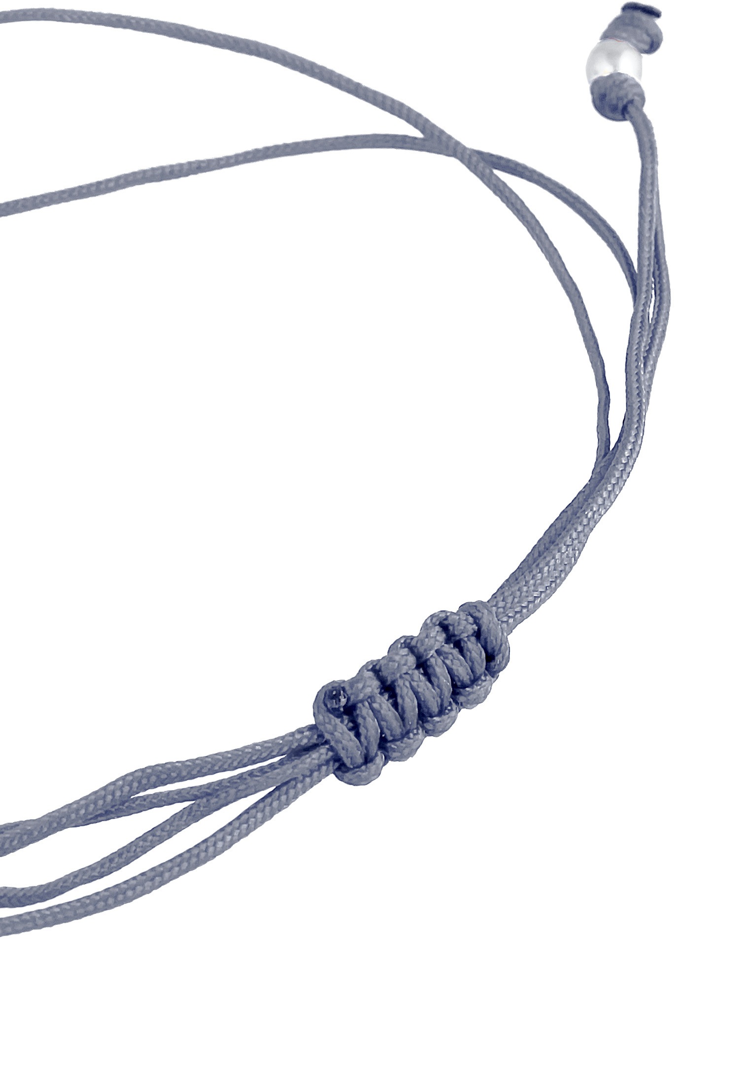 Elli Armkette »Armband Kreis Verschlungen Rund Textilband 925 Silber«