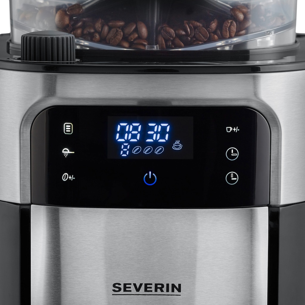 Severin Kaffeemaschine mit Mahlwerk »KA 4814«, 1 l Kaffeekanne, Permanentfilter, 1x4