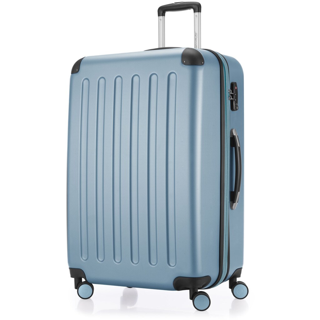 Hauptstadtkoffer Hartschalen-Trolley »Spree, 75 cm, pool blue«, 4 Rollen, Hartschalen-Koffer Reisekoffer Koffer groß Reisegepäck TSA Schloss