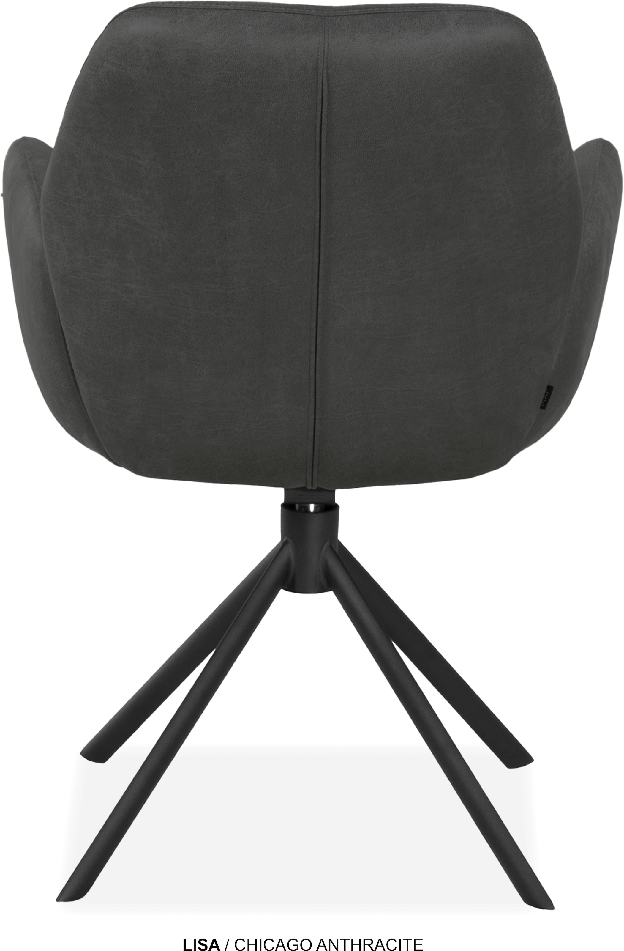 OMG Design Esszimmerstuhl »Lisa« (Set) 1 Stk.Drehstuhl mit auto-return, Armlehnenstuhl