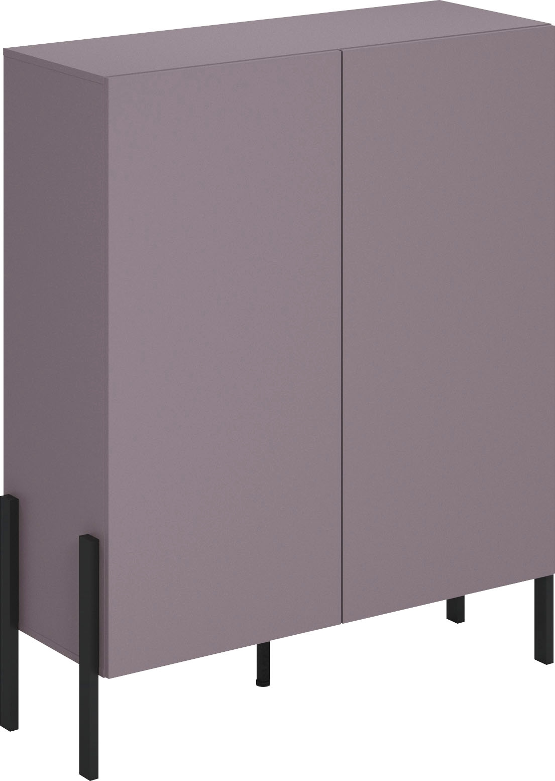 Kommode »Jukon, Breite 110 cm, moderne grifflose Hochschrank, 2Türen«, Highboard mit...