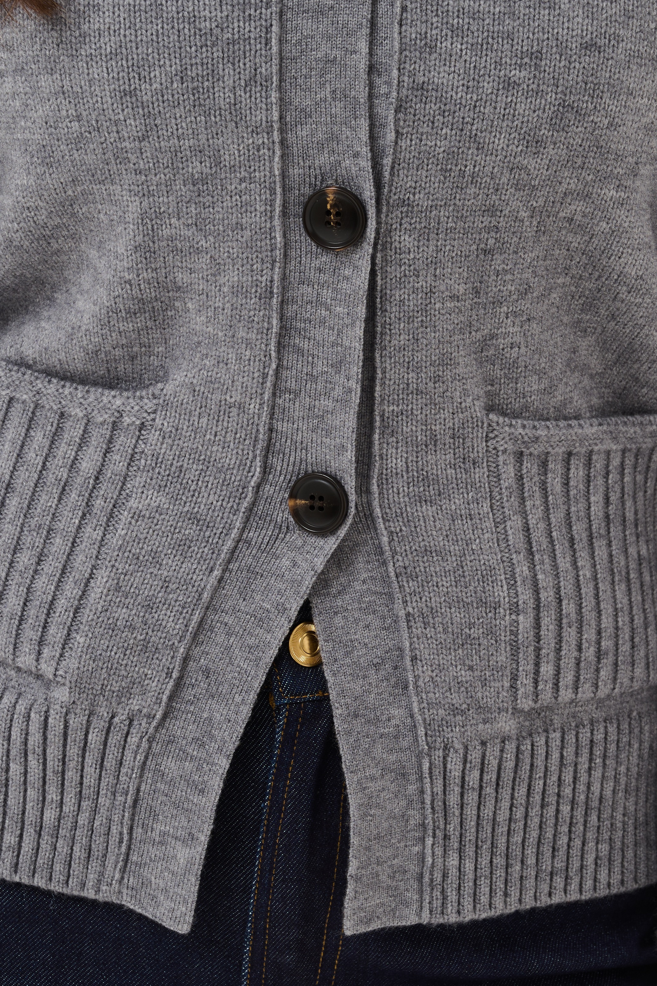 Saint Tropez Strickjacke »TheresaSZ Cardigan« Materialmix, Fitted