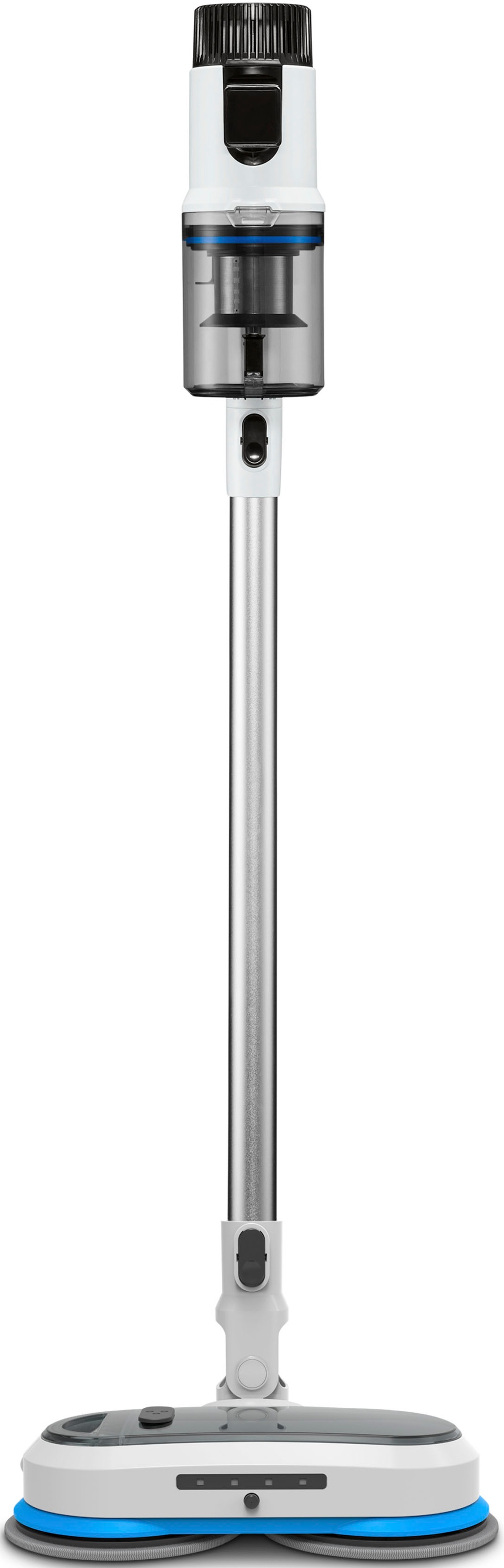 Medion® Akku-Stielstaubsauger »P400 W+ (MD 11860), elektrischer Wischaufsatz, 26 kPa Saugleistung«, LED-Touch-Display, Staubsensor, Wechselakku, integriertes Zubehör