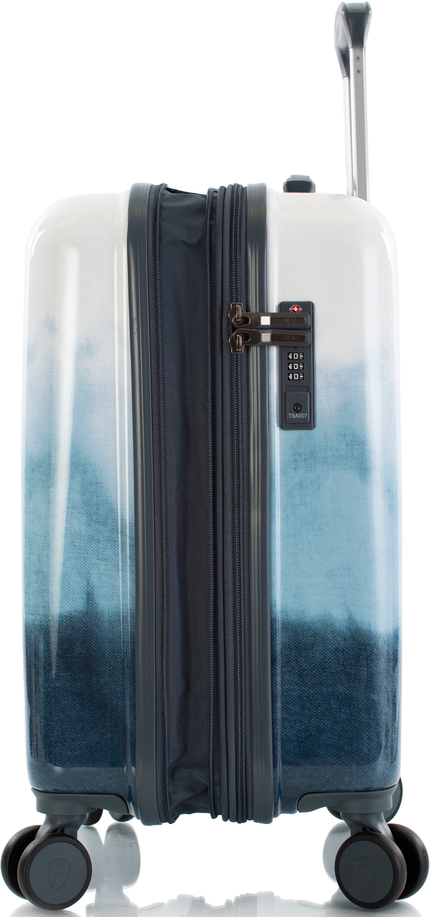 Heys Hartschalen-Trolley »Tie-Dye blau, 53 cm«, 4 Rollen, Heys x Joachim Llambi Handgepäck-Koffer Reisegepäck