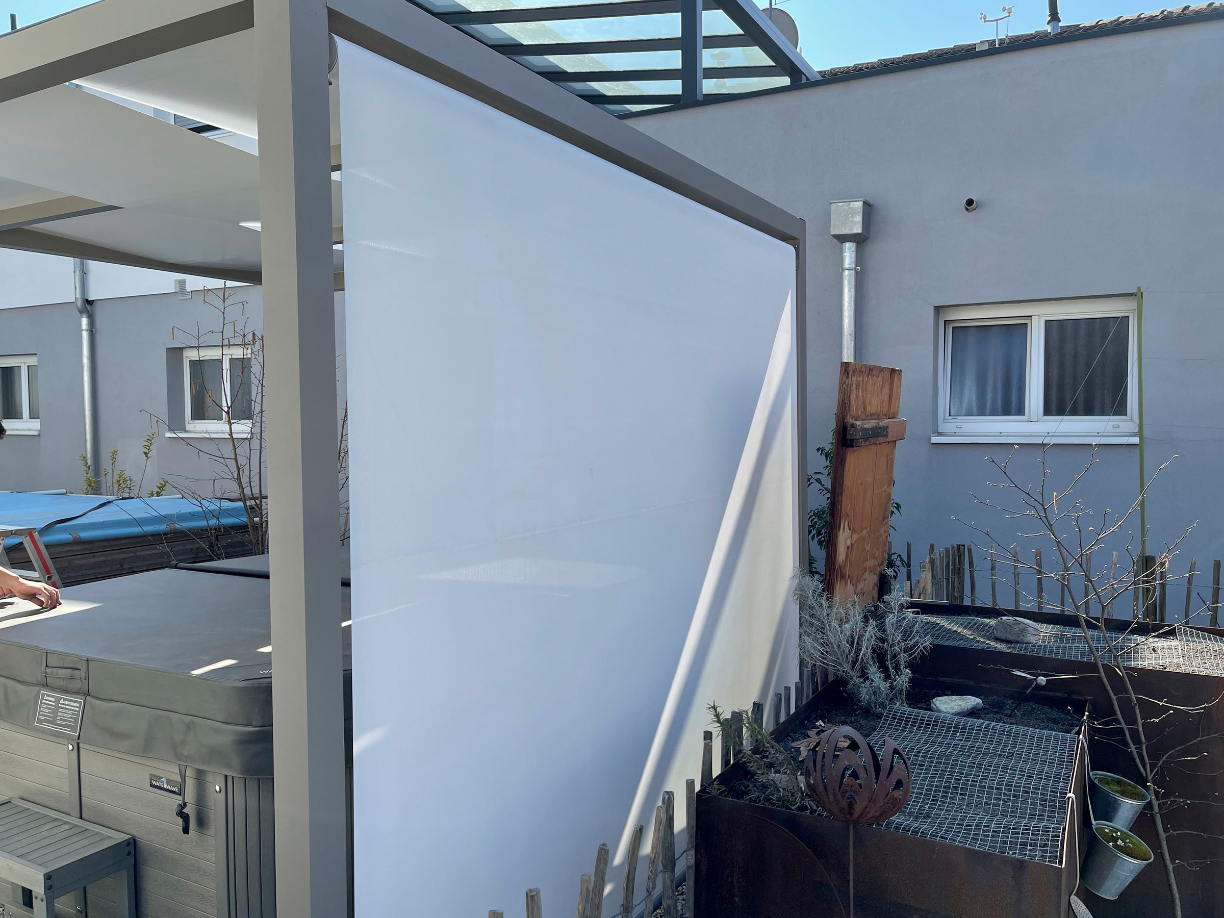 Ximax Seitenmarkise, für Pergola Verona 3x3 oder 3x4 m