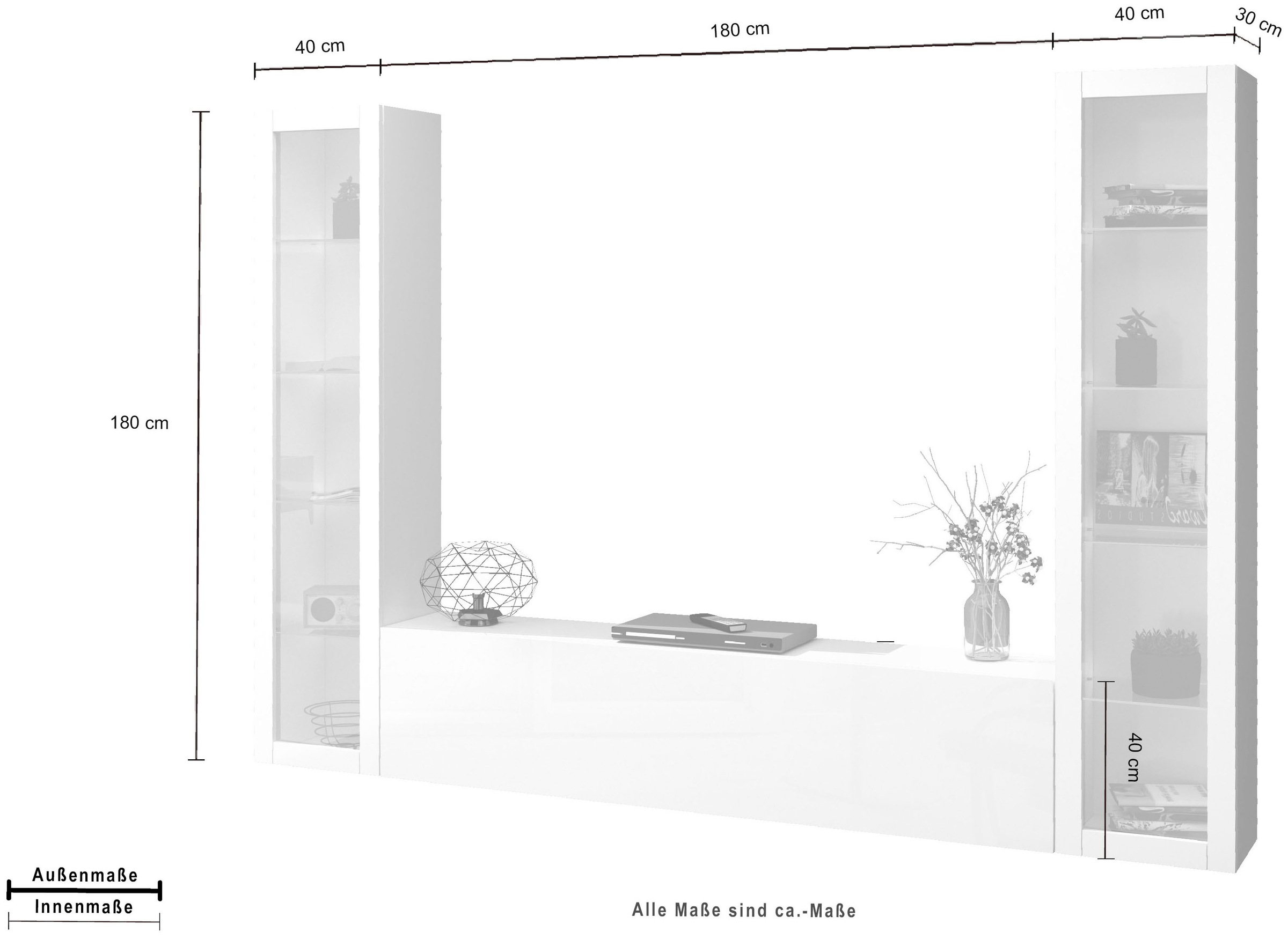INOSIGN Wohnwand »Maruska«, (1 St.)