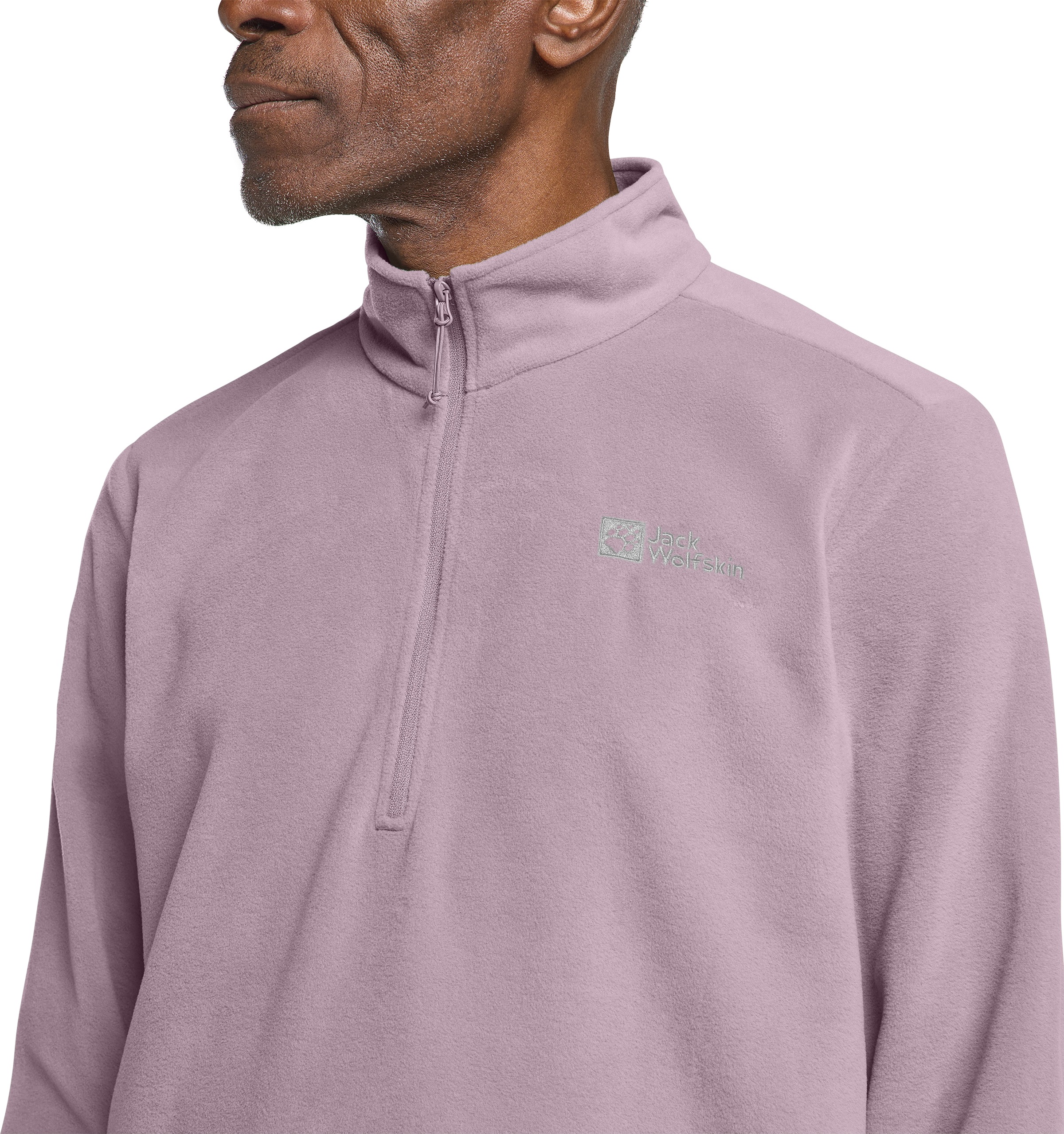 Jack Wolfskin Fleecepullover »TAUNUS HZ M«, aus recyceltem Polyester, atmungsaktiv