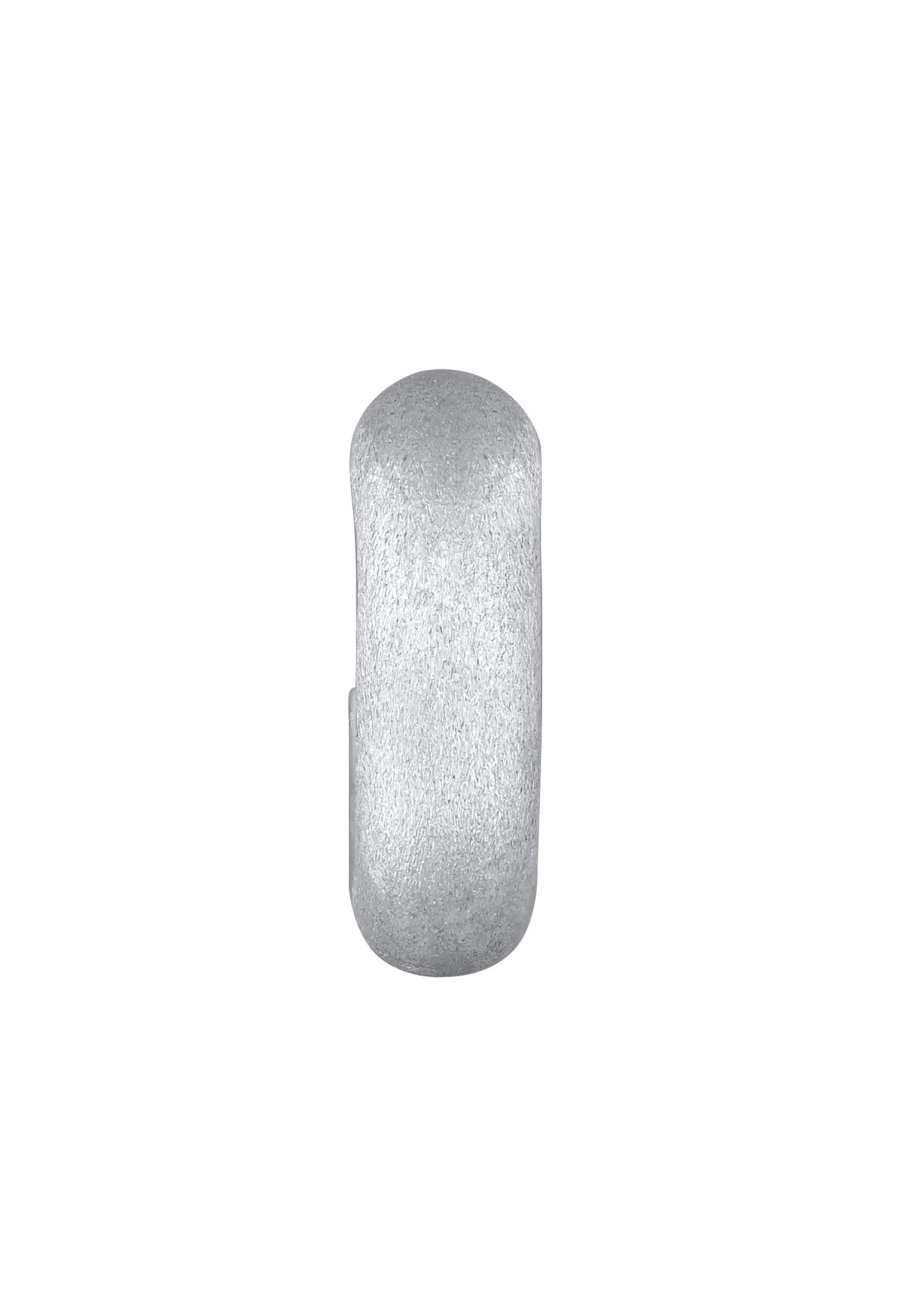 Kuzzoi Paar Ohrklemmen »Ohrringe Earcuff Single Basic Look Gebürstet 925 Silber«