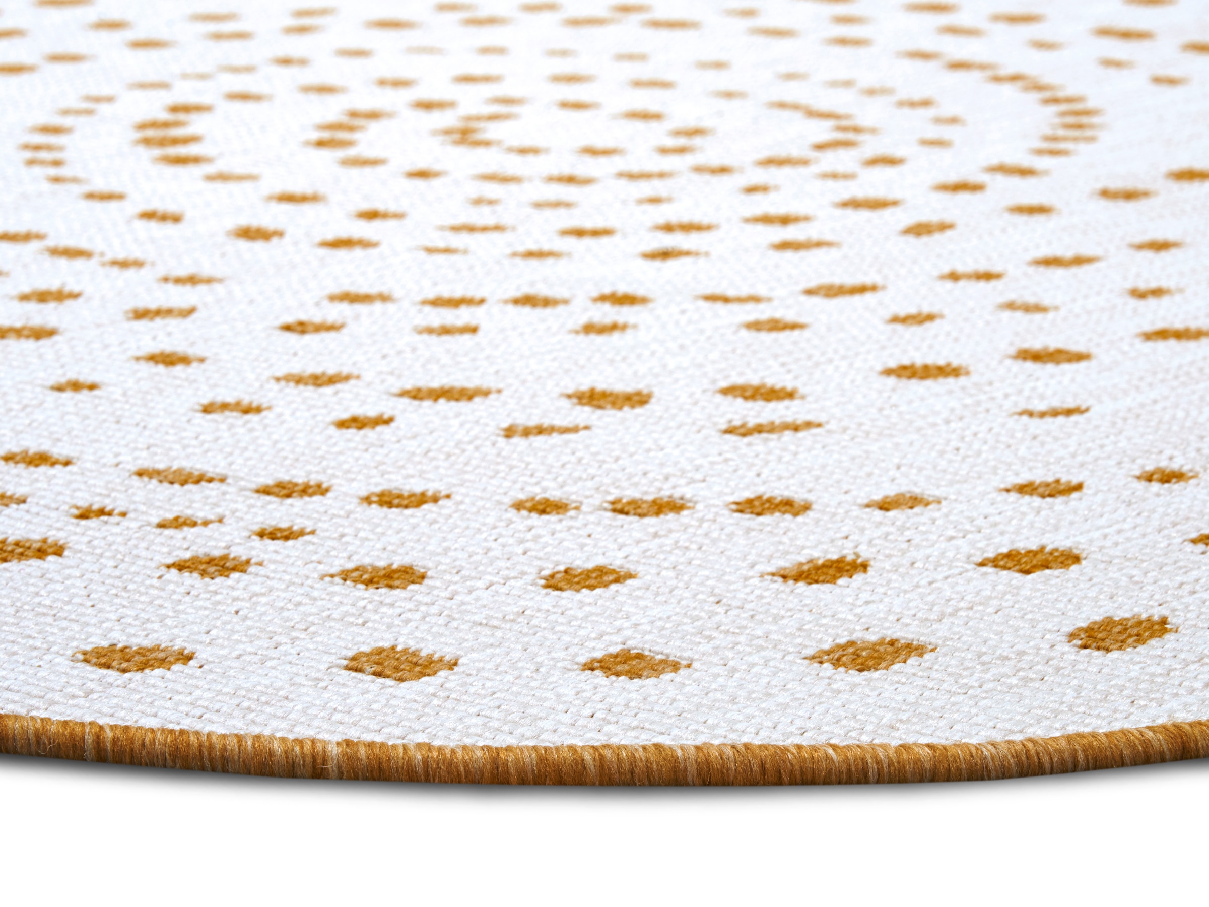 NORTHRUGS Teppich »Bali«, rund, 5 mm Höhe, In-& Outdoor, Wetterfest, Balkon, Garten, Wohnzimmer, Wasserfest