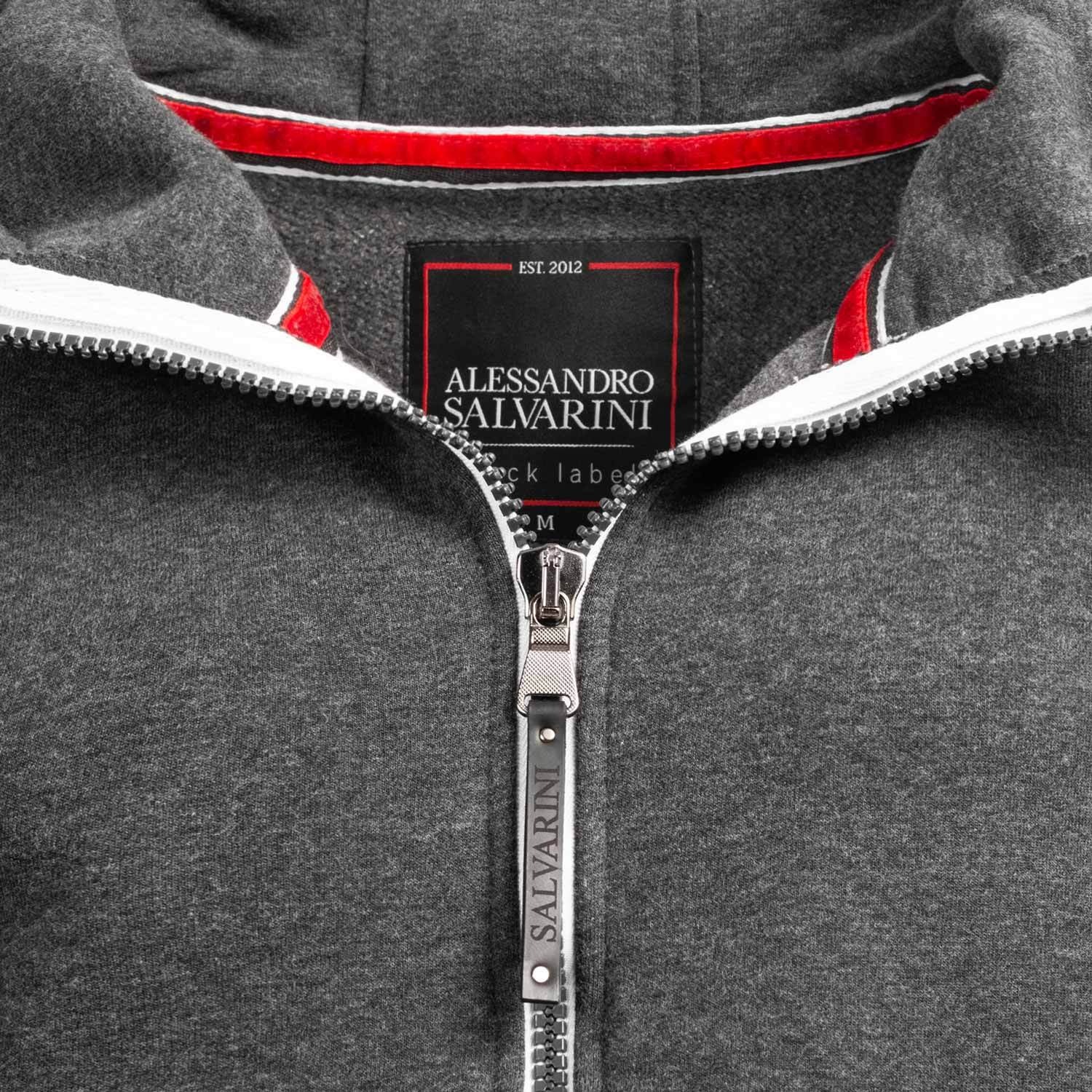 Alessandro Salvarini Sweatjacke »Alessandro Salvarini Herren Sweatjacke AS293«