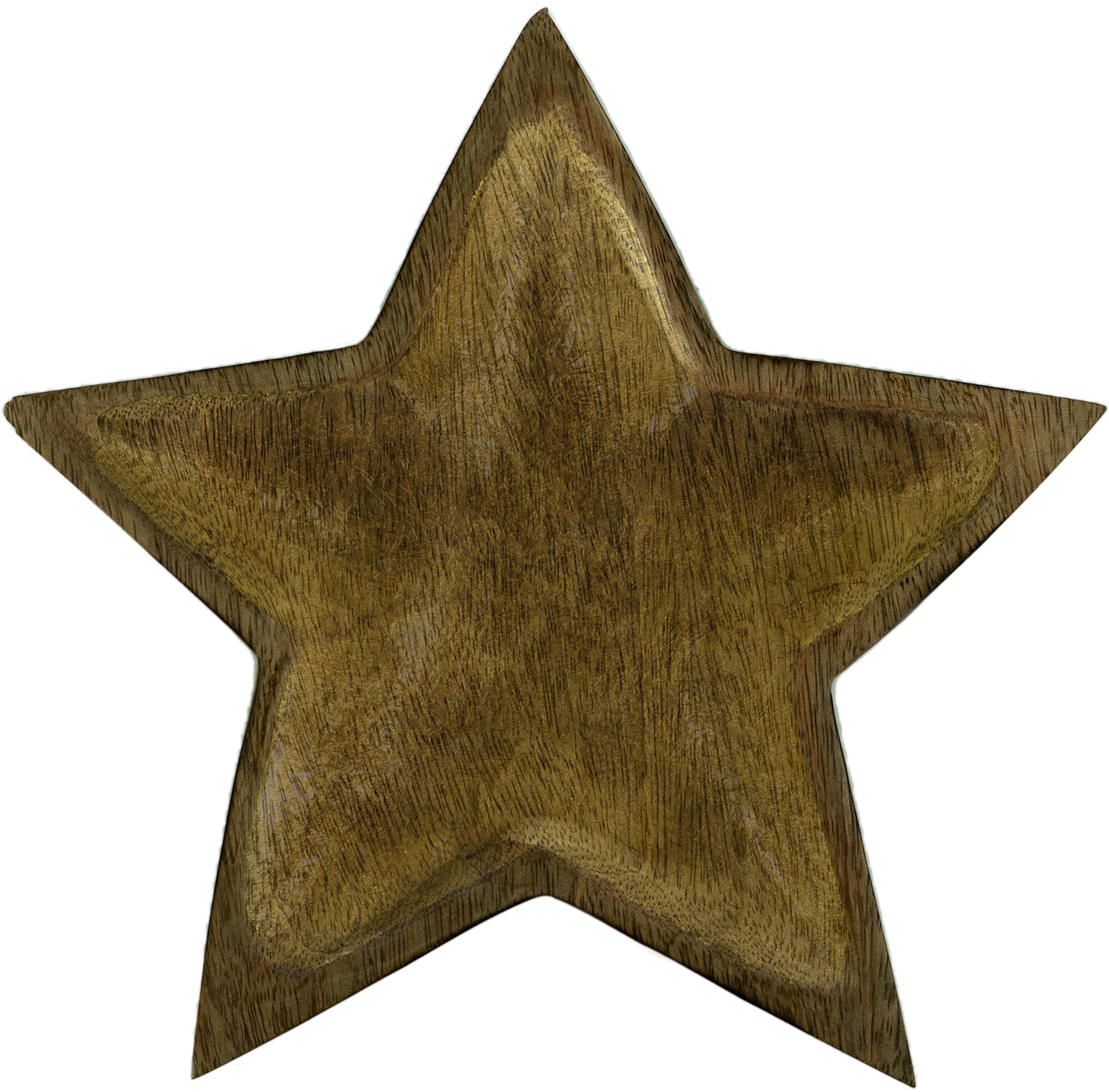 NOOR LIVING Dekostern »Weihnachtsstern, Stern, Weihnachtsdeko«, (1 St.), bietet individuelle Deko-Möglichkeiten, aus exclusivem Mango-Holz