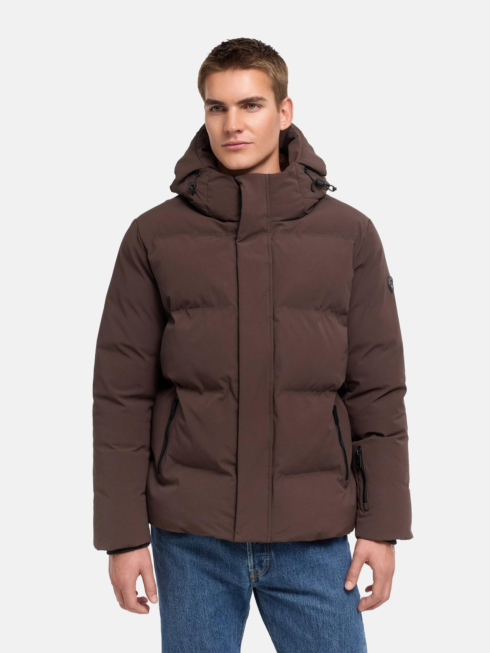 Stone Harbour Winterjacke »Winterjacke Nerioo XX« mit Kapuze Herren Jacke im Stepp-Materialmix mit Kapuze