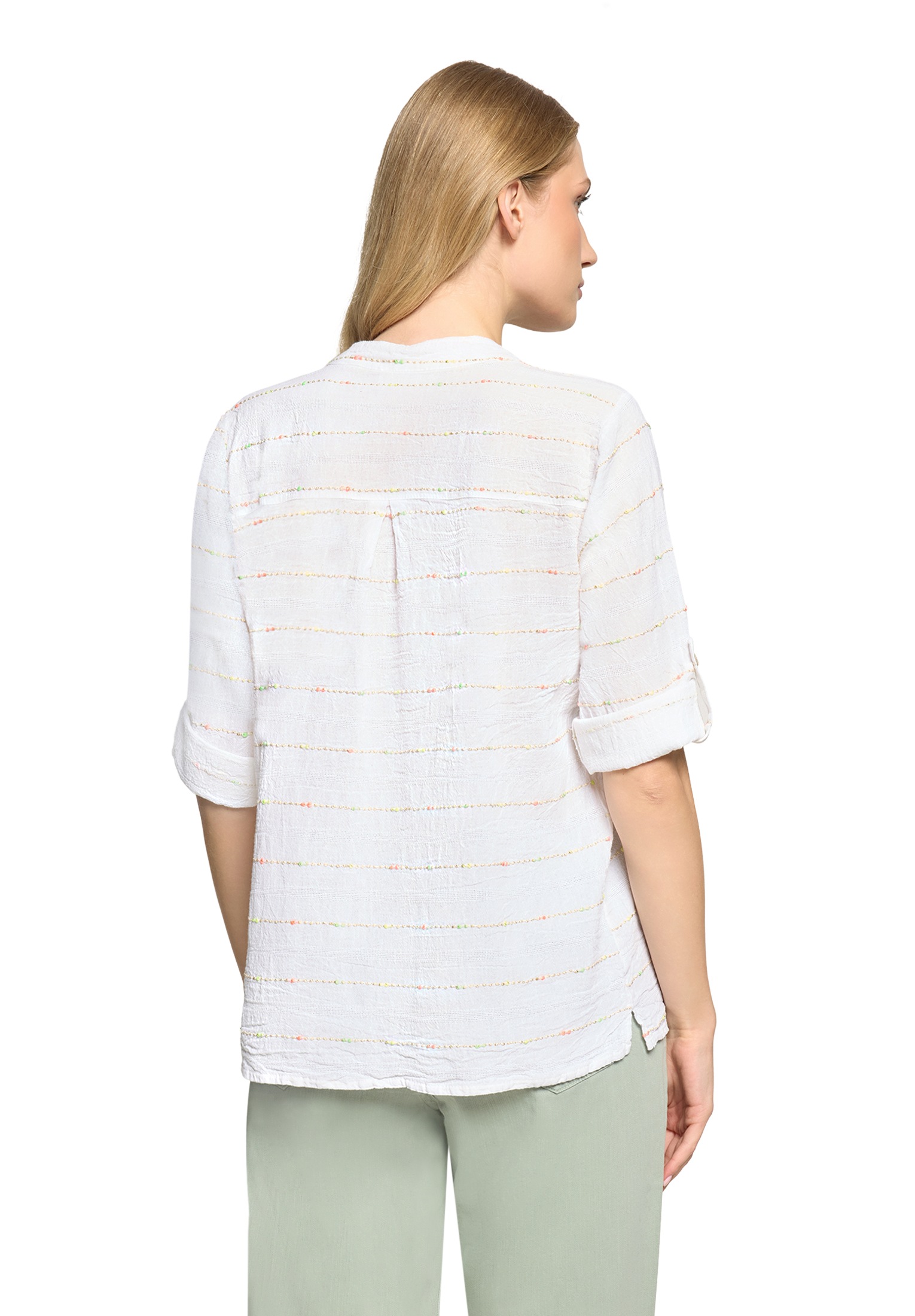 Cartoon Klassische Bluse »Casual-Bluse mit Lurexfaden«