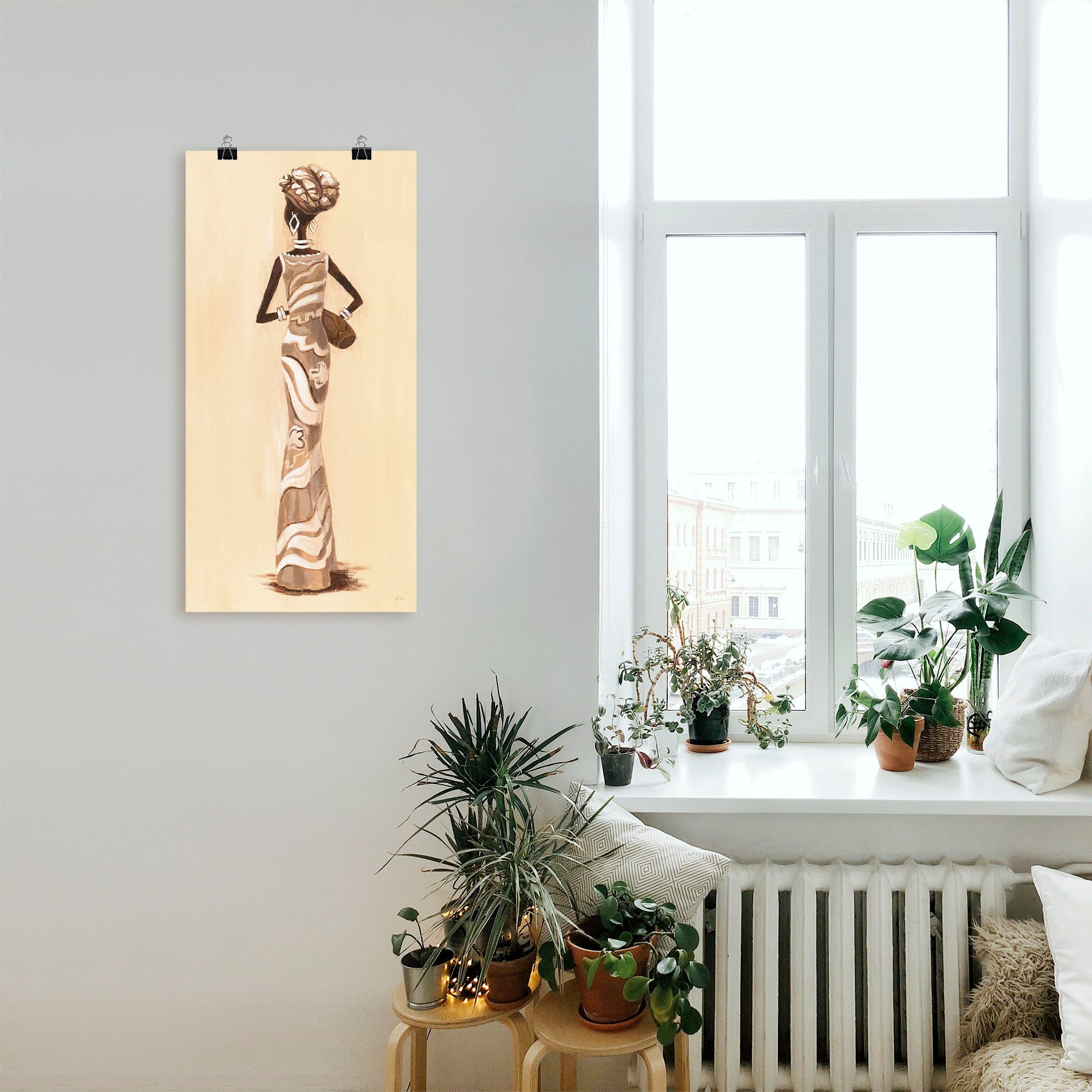 Artland Wandbild »Afrikanerin - Kehrseite«, Frauen, Bilder St.), in versch. Poster von Wandaufkleber als Größen Raten (1 kaufen oder Leinwandbild, auf Alubild