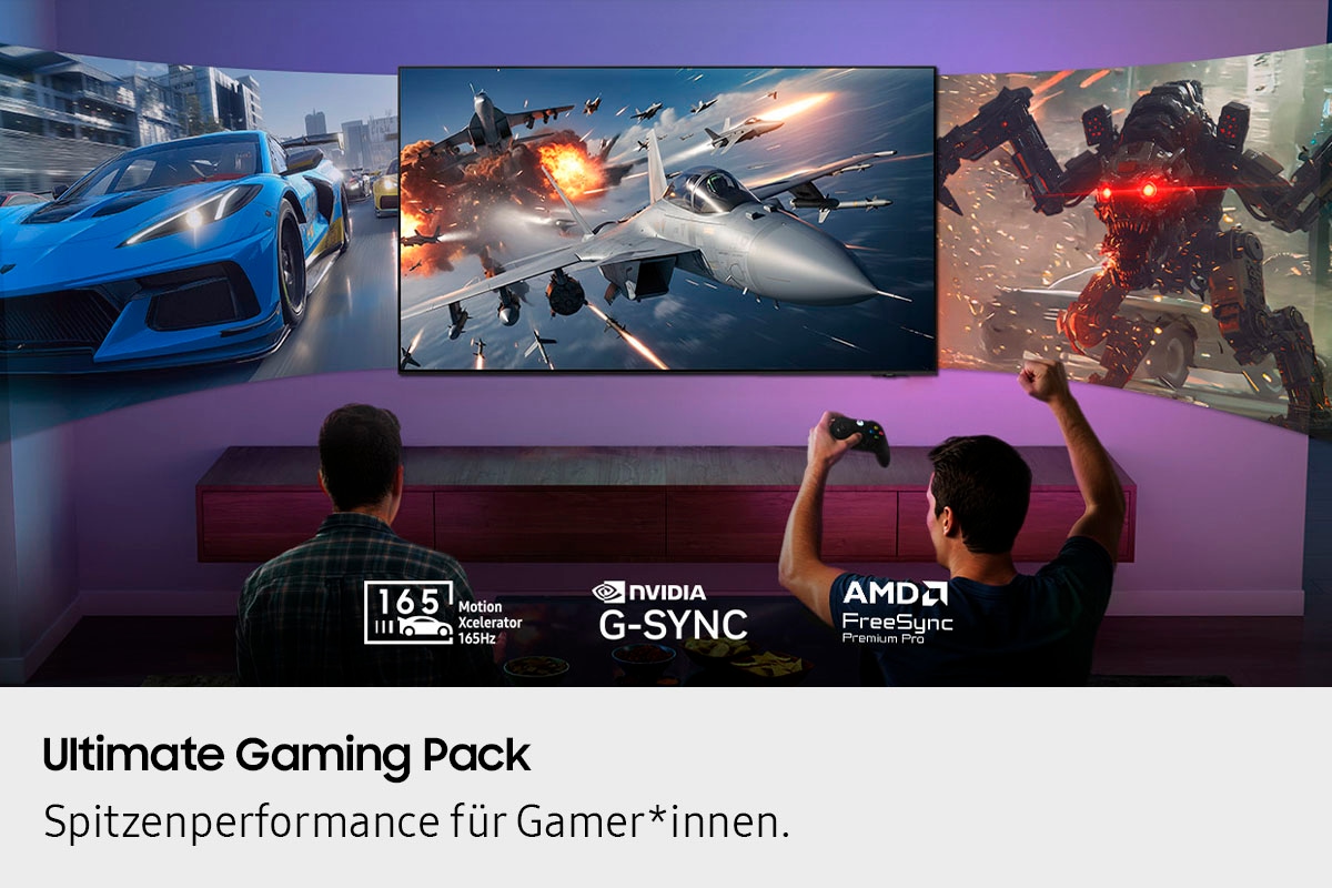 Samsung OLED-Fernseher »GQ65S95FAT« 163 cm/65 Smart-TV HDR Pro & Glare Free, Dolby Atmos & AI Sound, Gaming Hub, bis zu 165Hz