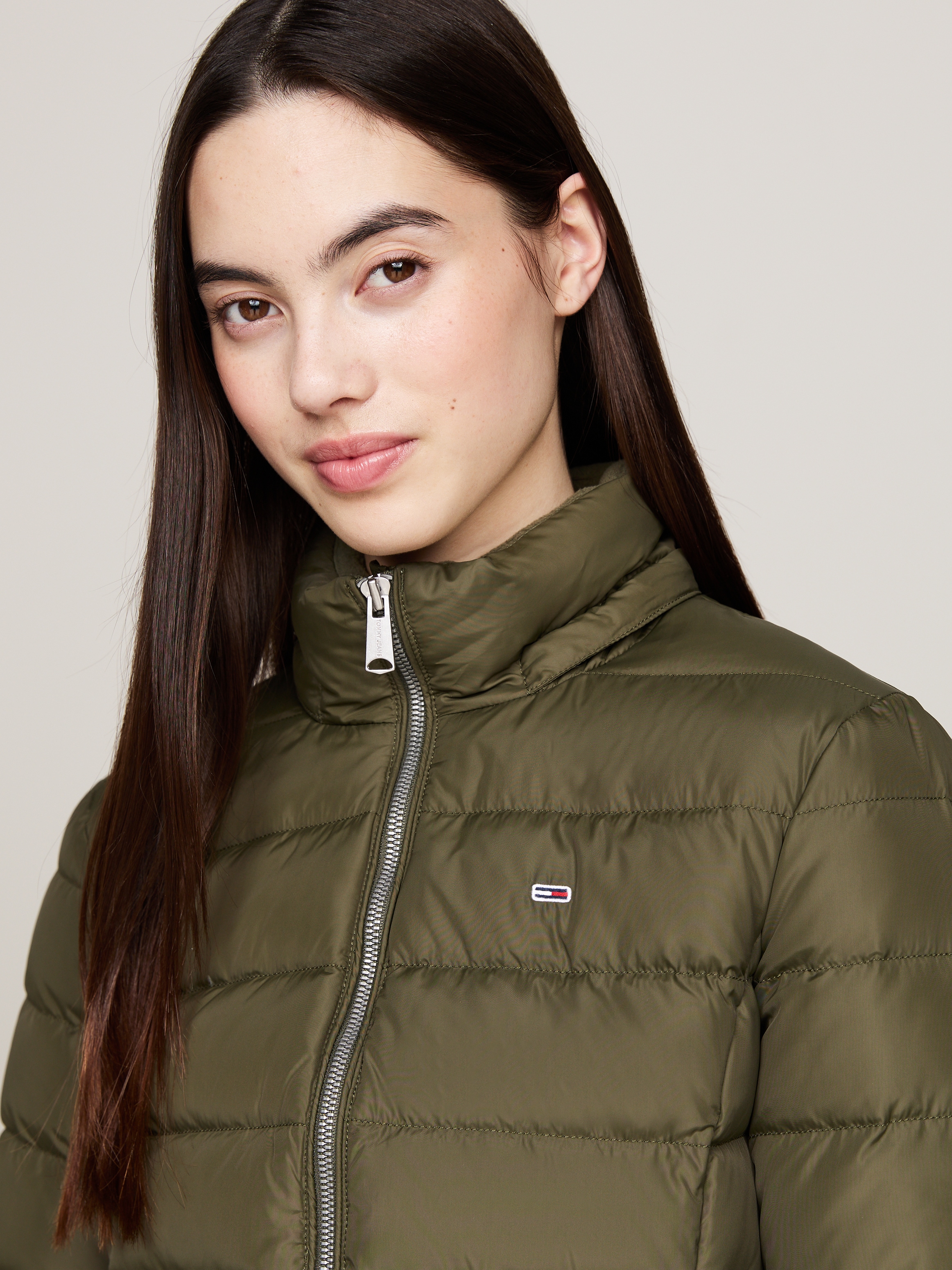 Tommy Jeans Curve Steppjacke »TJW BASIC HOODED DOWN JACKET EXT«, mit Kapuze, in Großen Größen, mit Kapuze