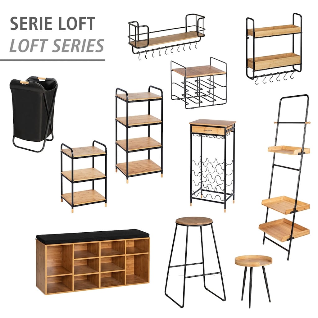 WENKO Ablageregal »Loft«