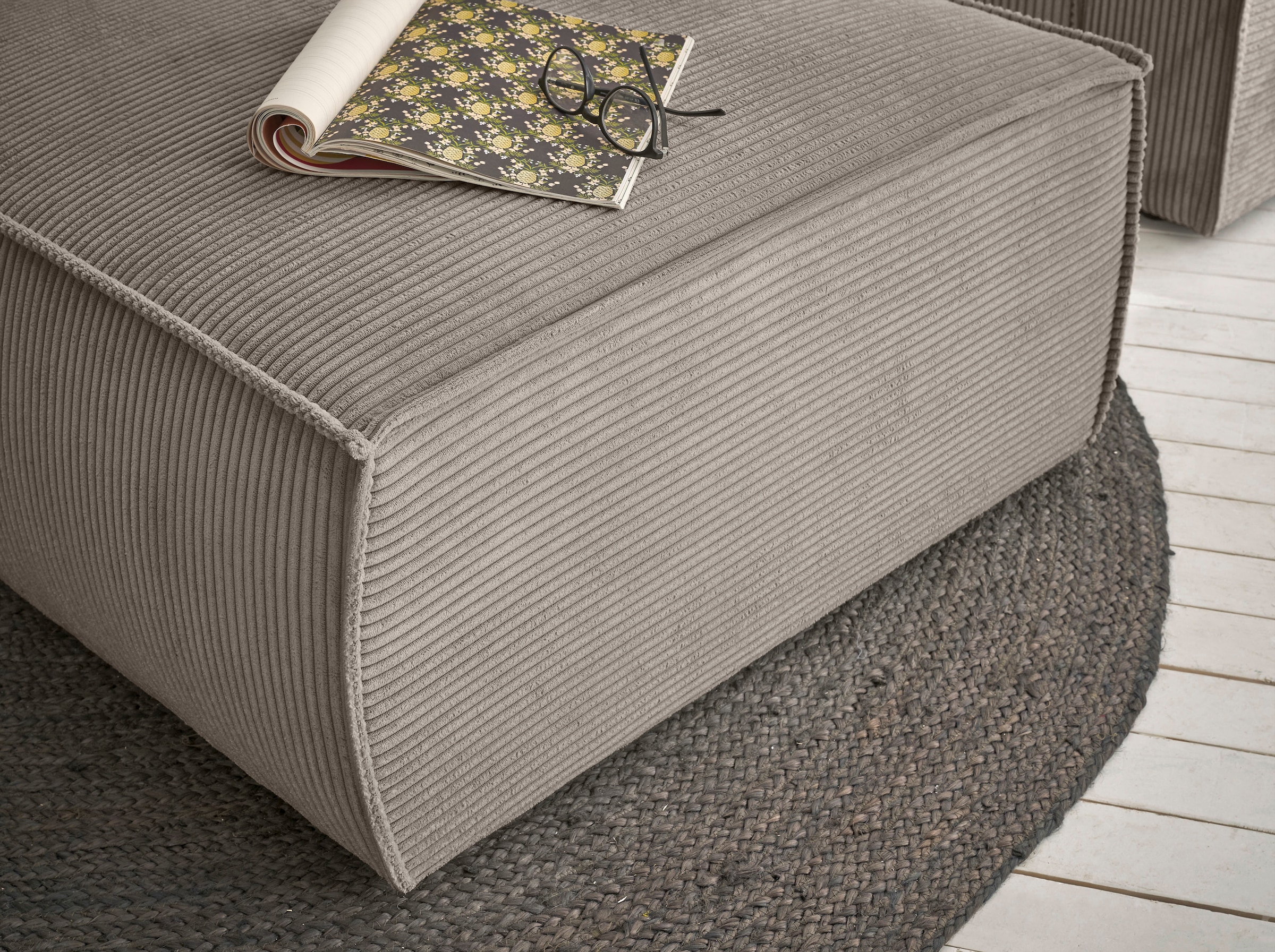 Home affaire Hocker »SHERWOOD«, Hocker quadratisch, ideale Ergänzung zum Loveseat Â»SHERWOODÂ«