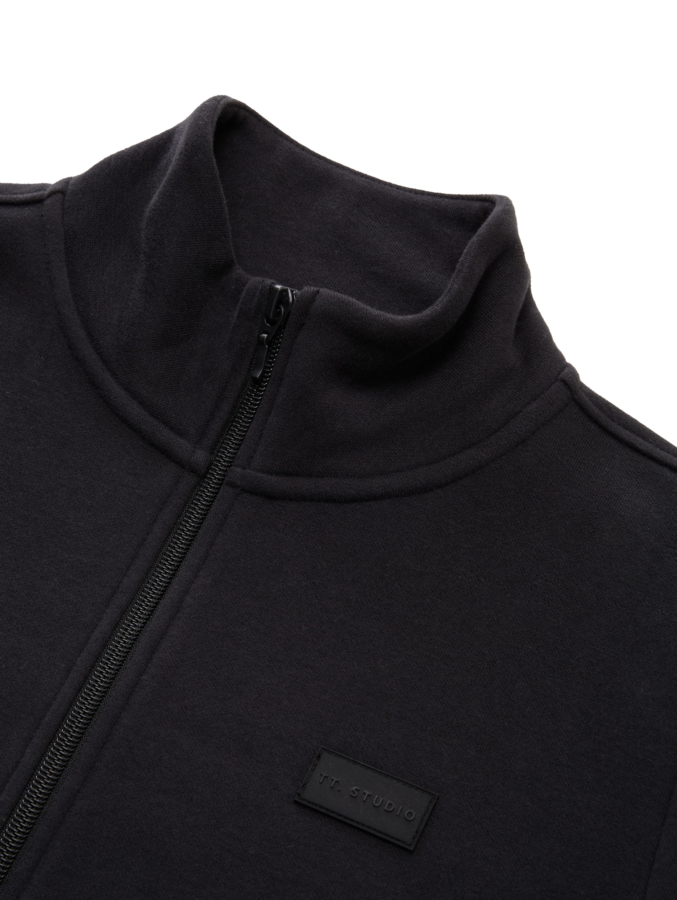 TOM TAILOR Strickjacke Sweatjacke mit Reißverschluss