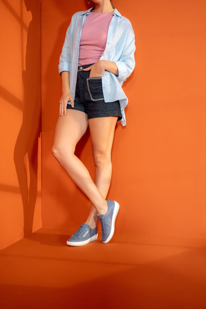 Remonte Sneaker  Freizeitschuh, Halbschuh mit seitlichem Reißverschluss und TEX-Membran