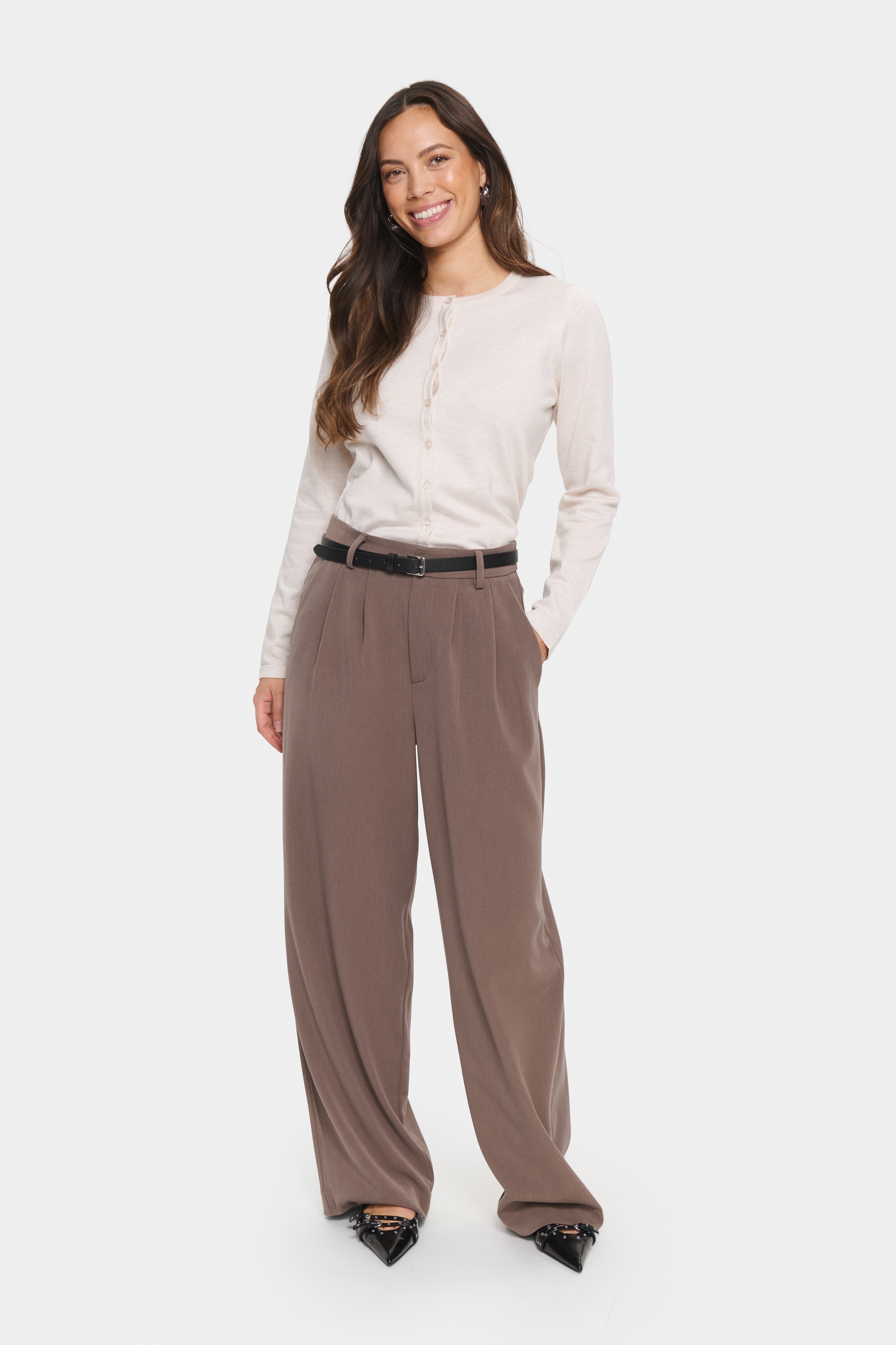Saint Tropez »A8661, MilaSZ R-Neck Cardigan« Viskosemischung, Classic fit