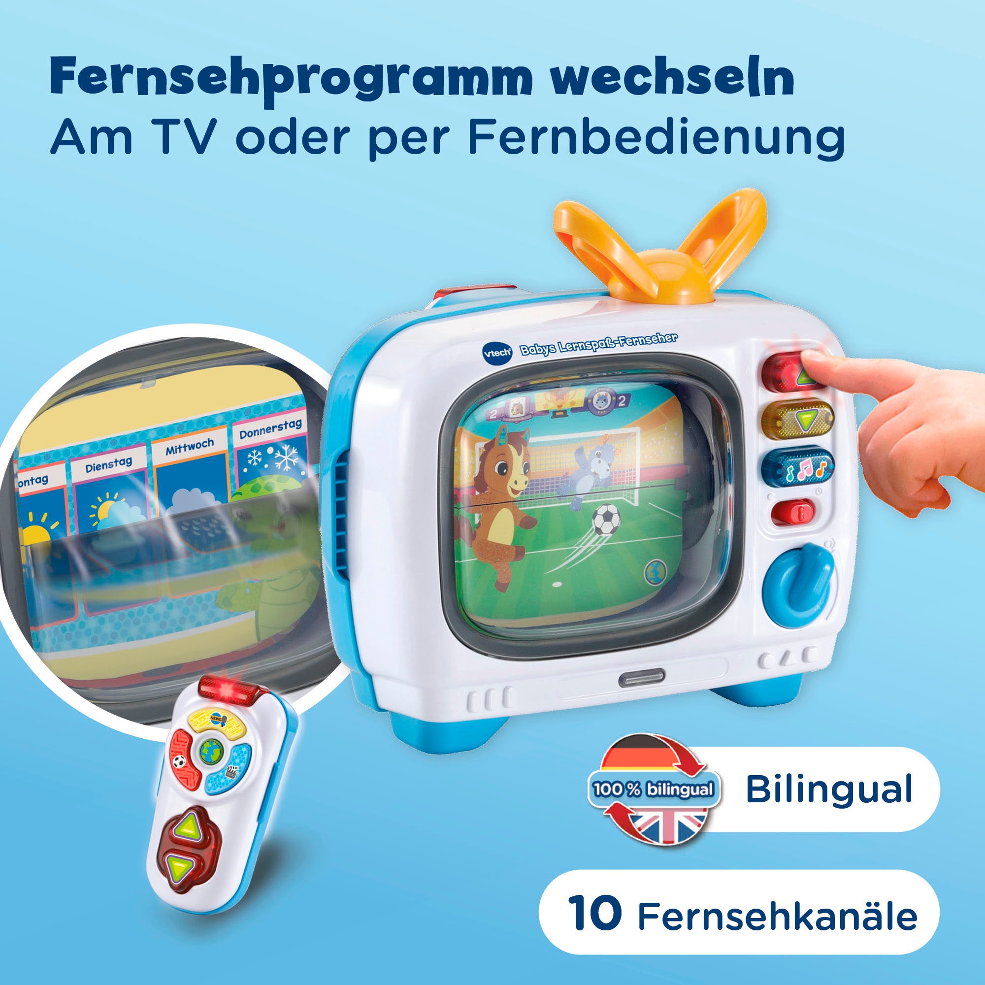 Vtech® Kindercomputer »Babys Lernspaß-Fernseher«