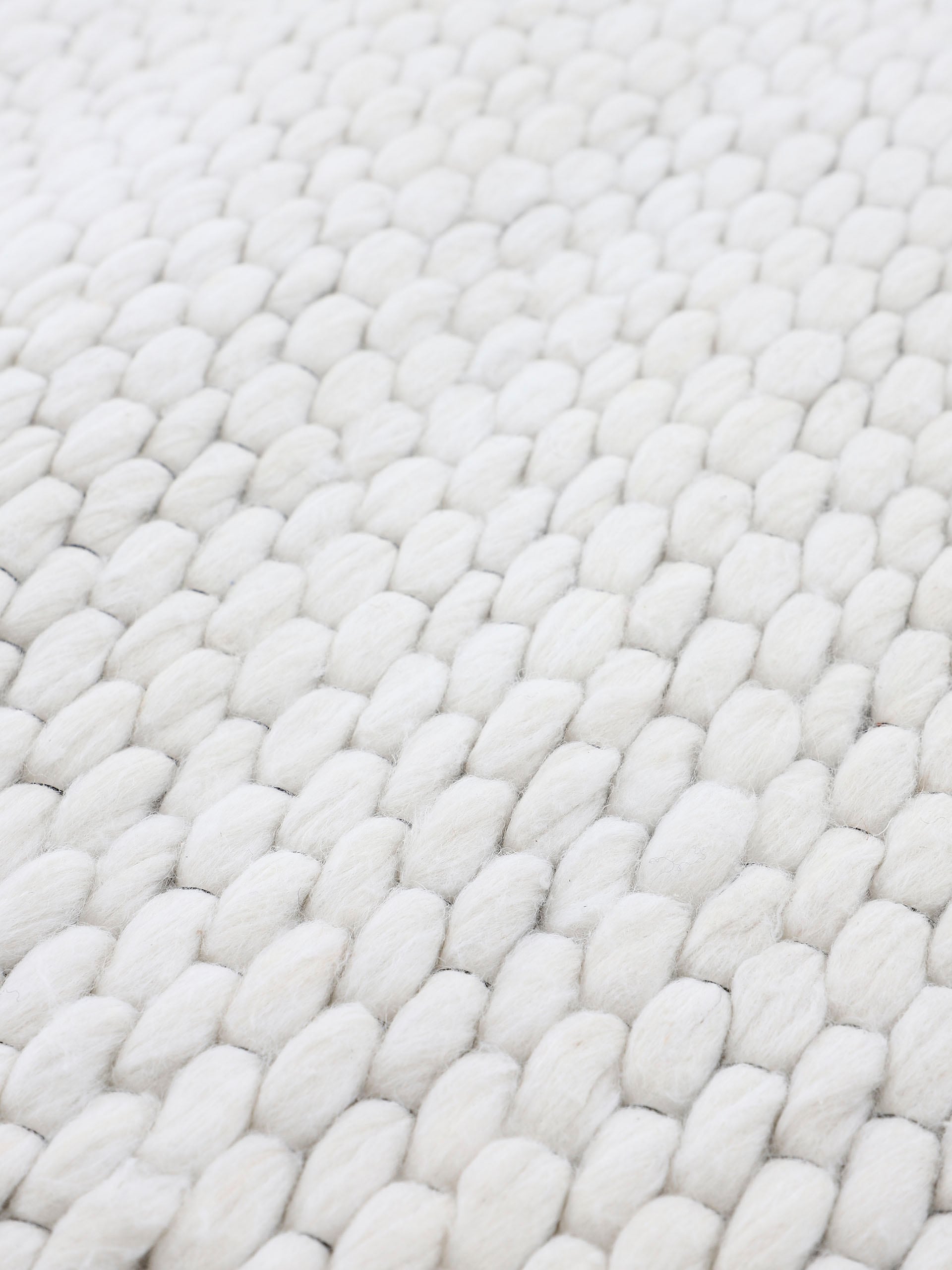 carpetfine Wollteppich »Sina«, rund, handgewebt, meliert, Handweb & kuschelig reine weich Teppich, Wolle
