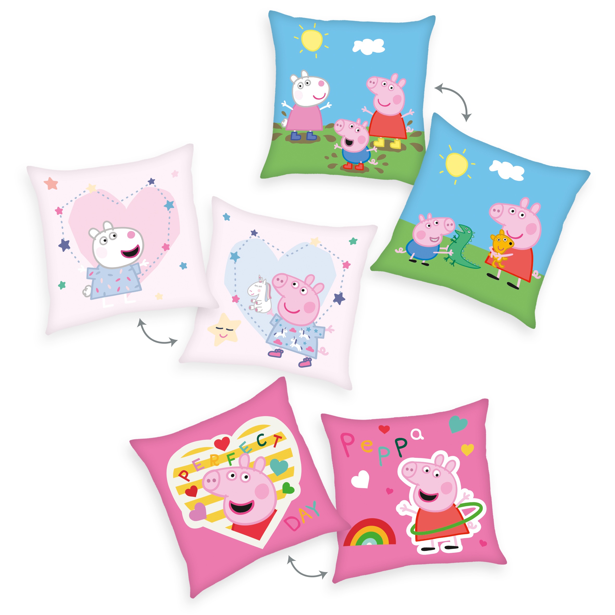 Dekokissen »Peppa Pig, 3er-Pack«