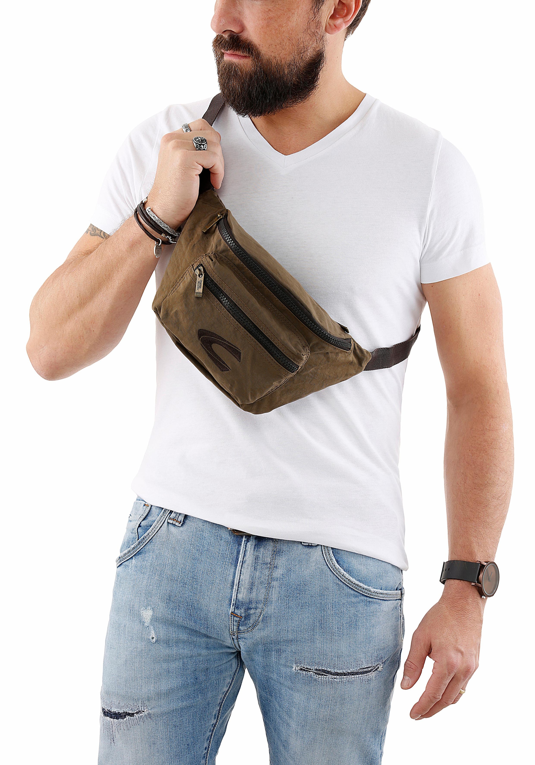camel active Bauchtasche »Journey« Herren Crossbody-Bag, funktional perfekt für alle Lebenslagen