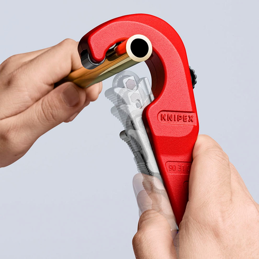 Knipex Rohrschneider »90 31 02 BK TubiX® (SB-Karte/Blister)«, 180 mm