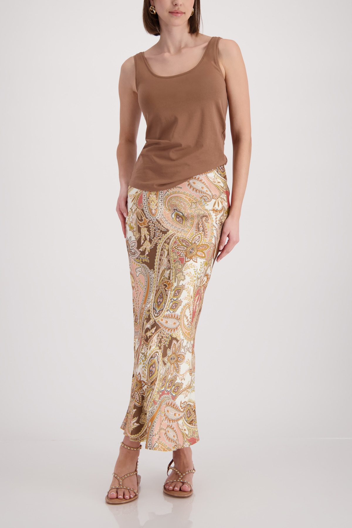 Monari Maxirock »Rock Paisleydruck allover« Regular fit mit Paisleymuster
