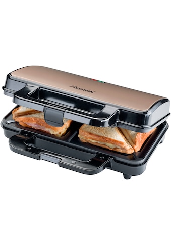 Sandwichmaker »ASM90XLSAT, antihaftbeschichtet, für 2 Sandwiches«, 900 W