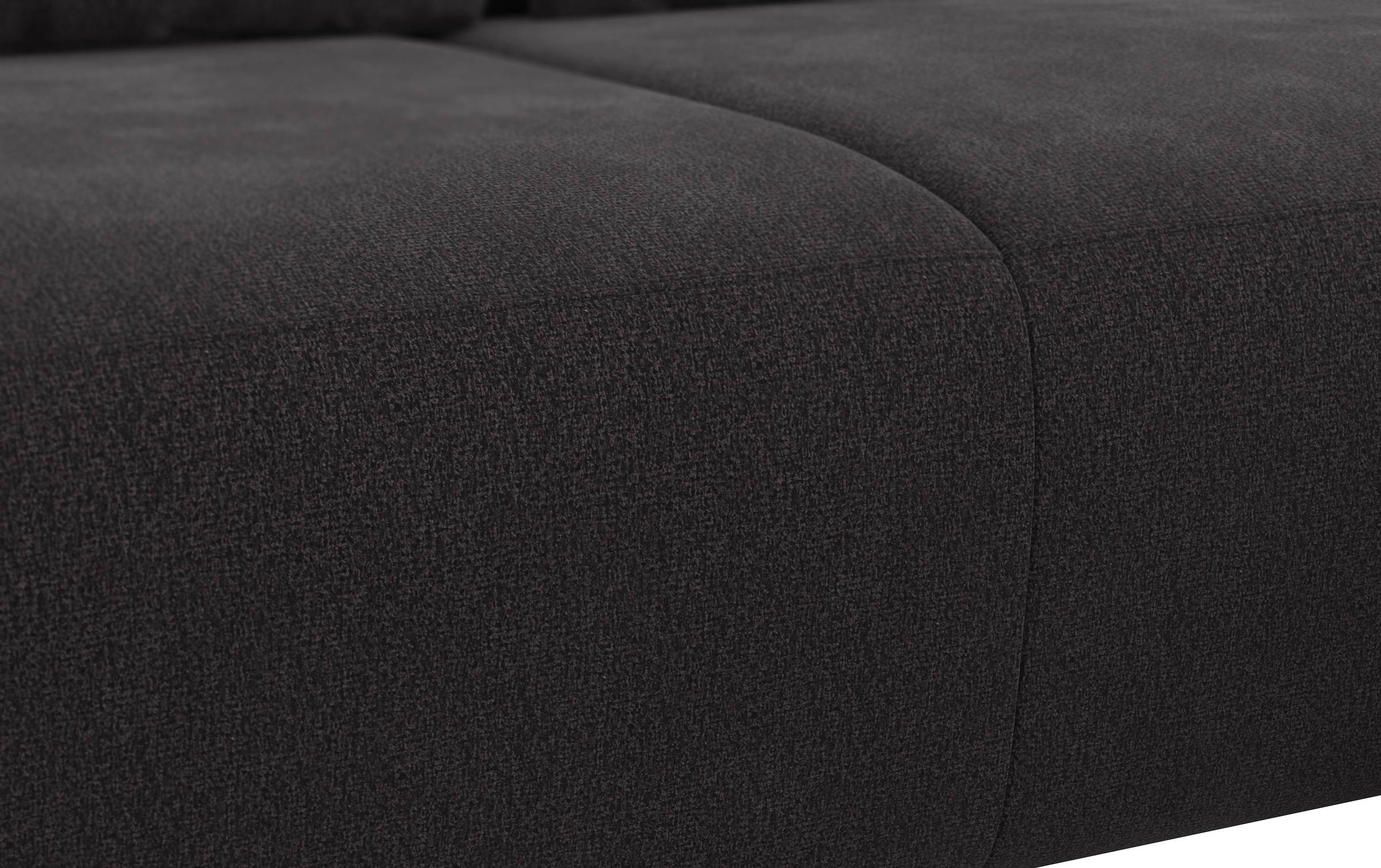 COTTA Ecksofa »Side L-Form, mit Kopfteilverstellung und Zierkissen«, optional motorische Sitztiefenverstellung