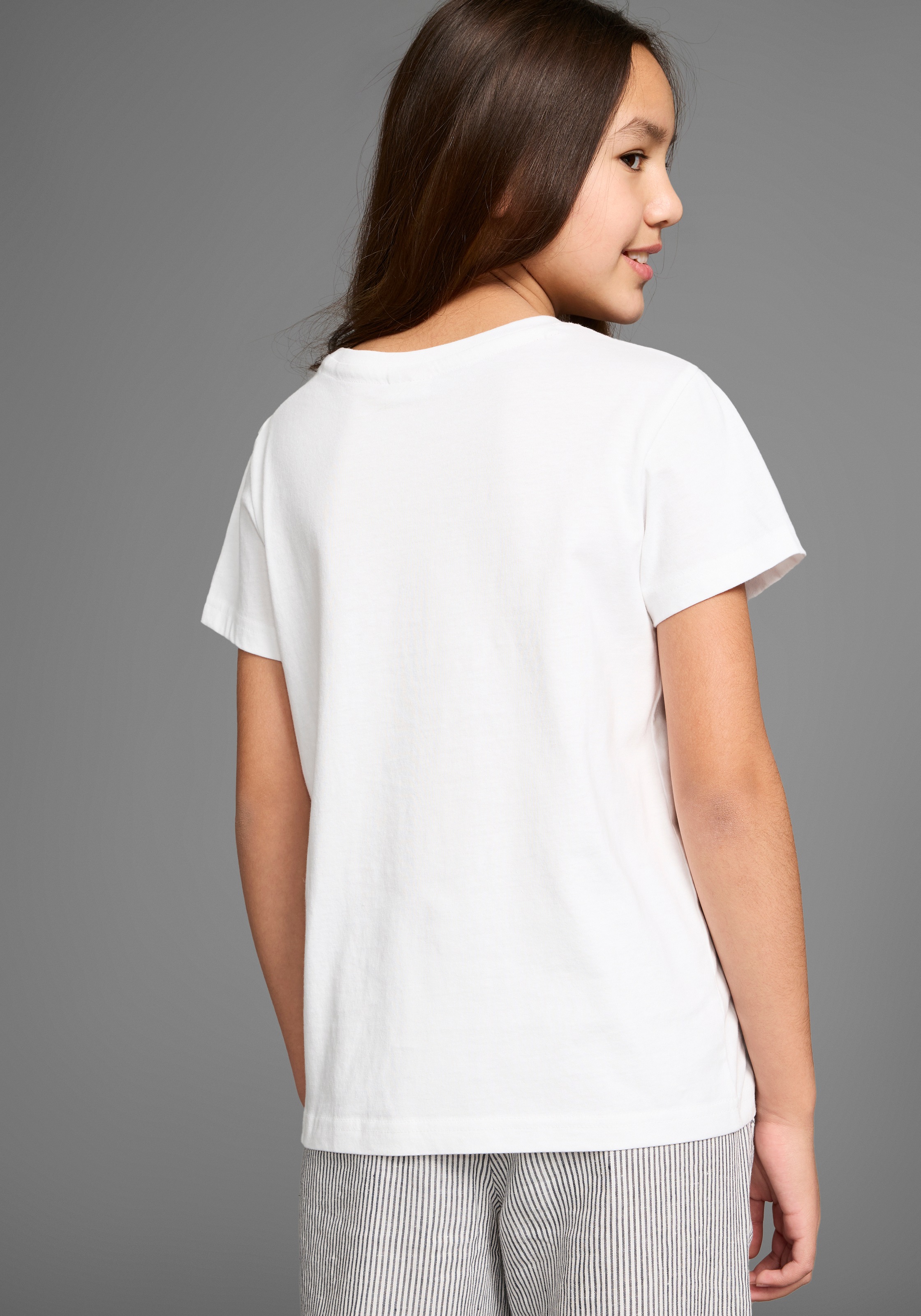 KangaROOS T-Shirt »HAPPINESS COMES« großer Frontprint