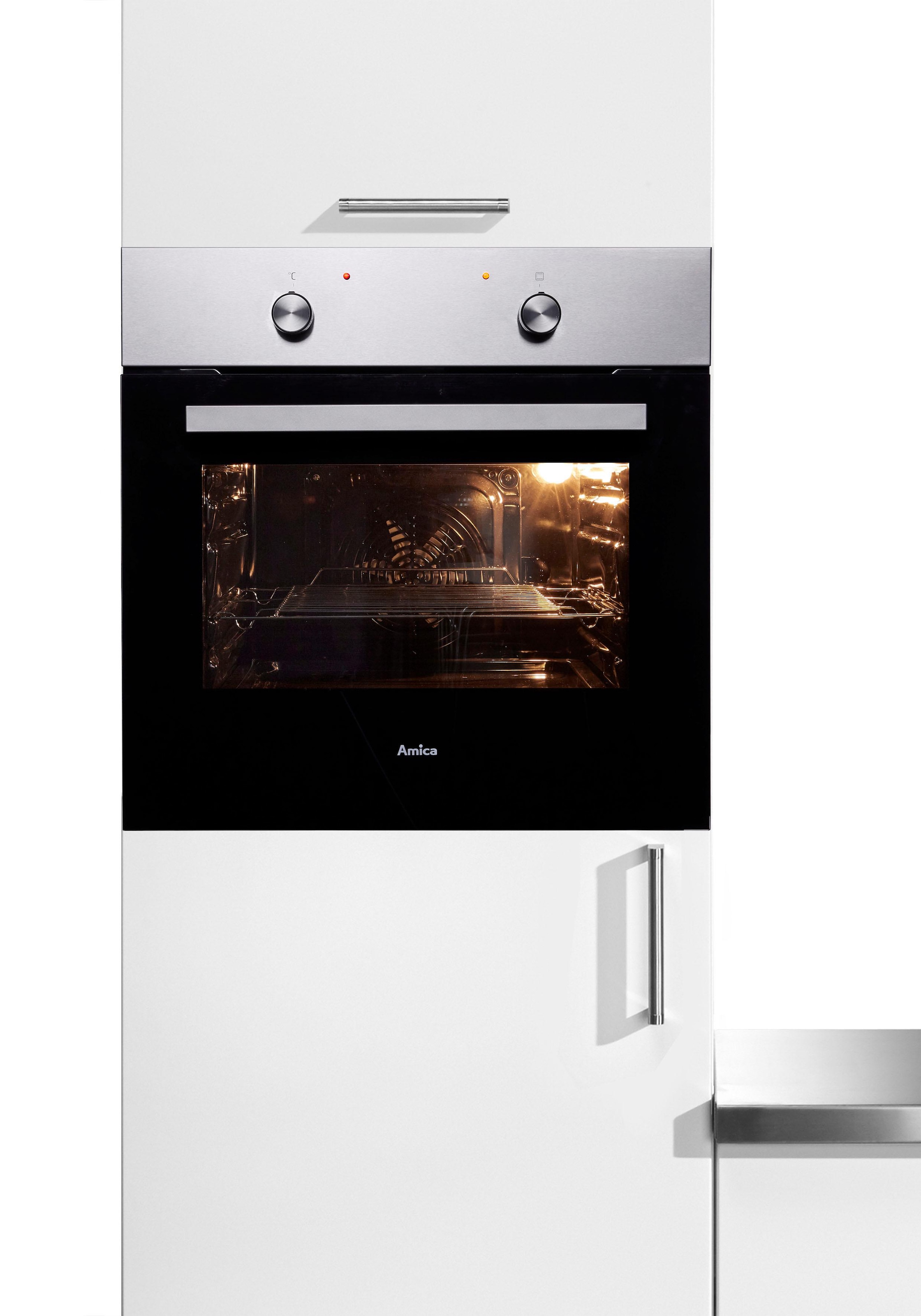 Amica Einbaubackofen  »EB 947 610 E«, Steam Clean, 6 Backofenprogramme inklusive Ober-/Unterhitze