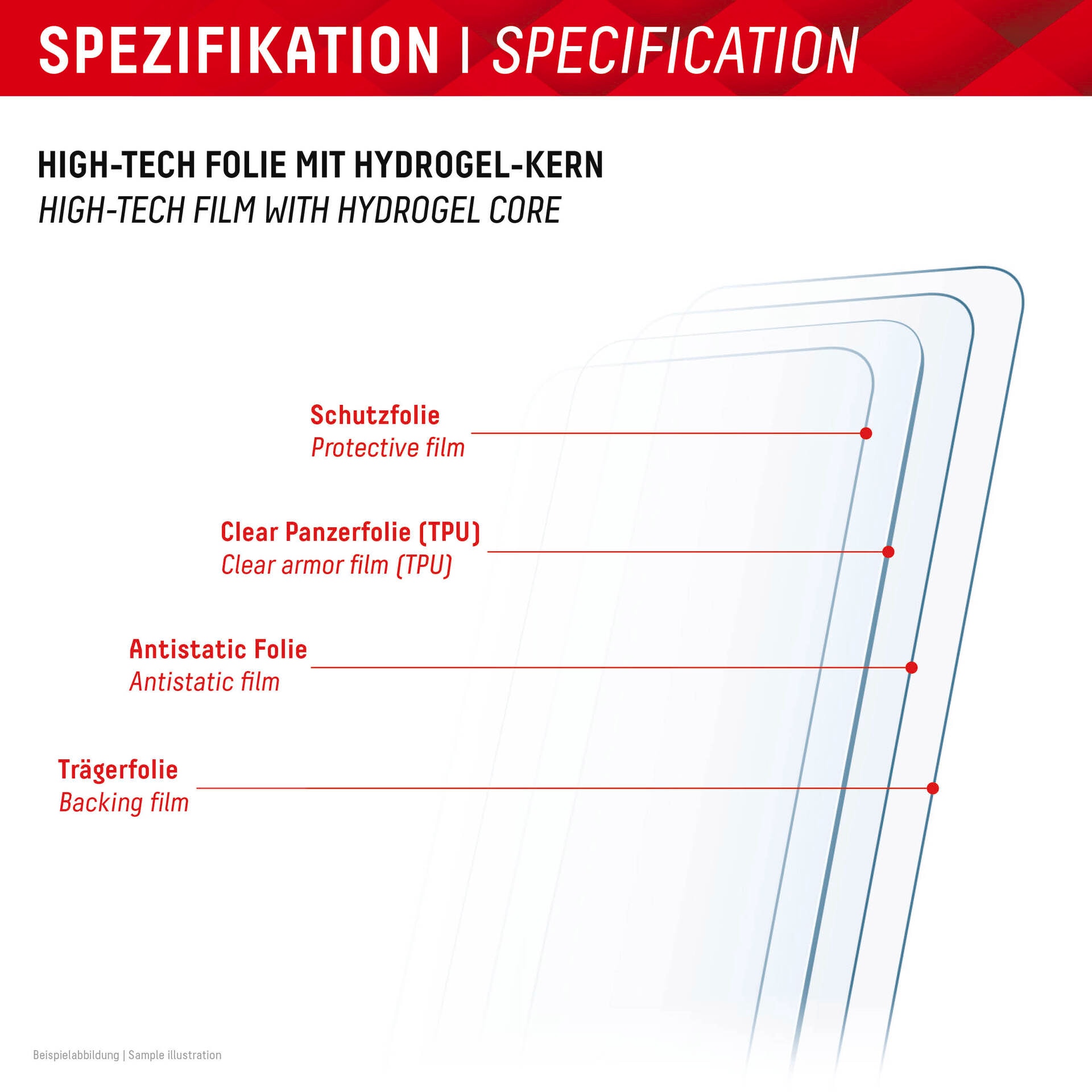 Displex Displayschutzfolie »PRO CUT Schutzfolie Clear Magic Repair 7, 25 Stück«, Schutzfolie, Displayschutz, Gehäuseschutz