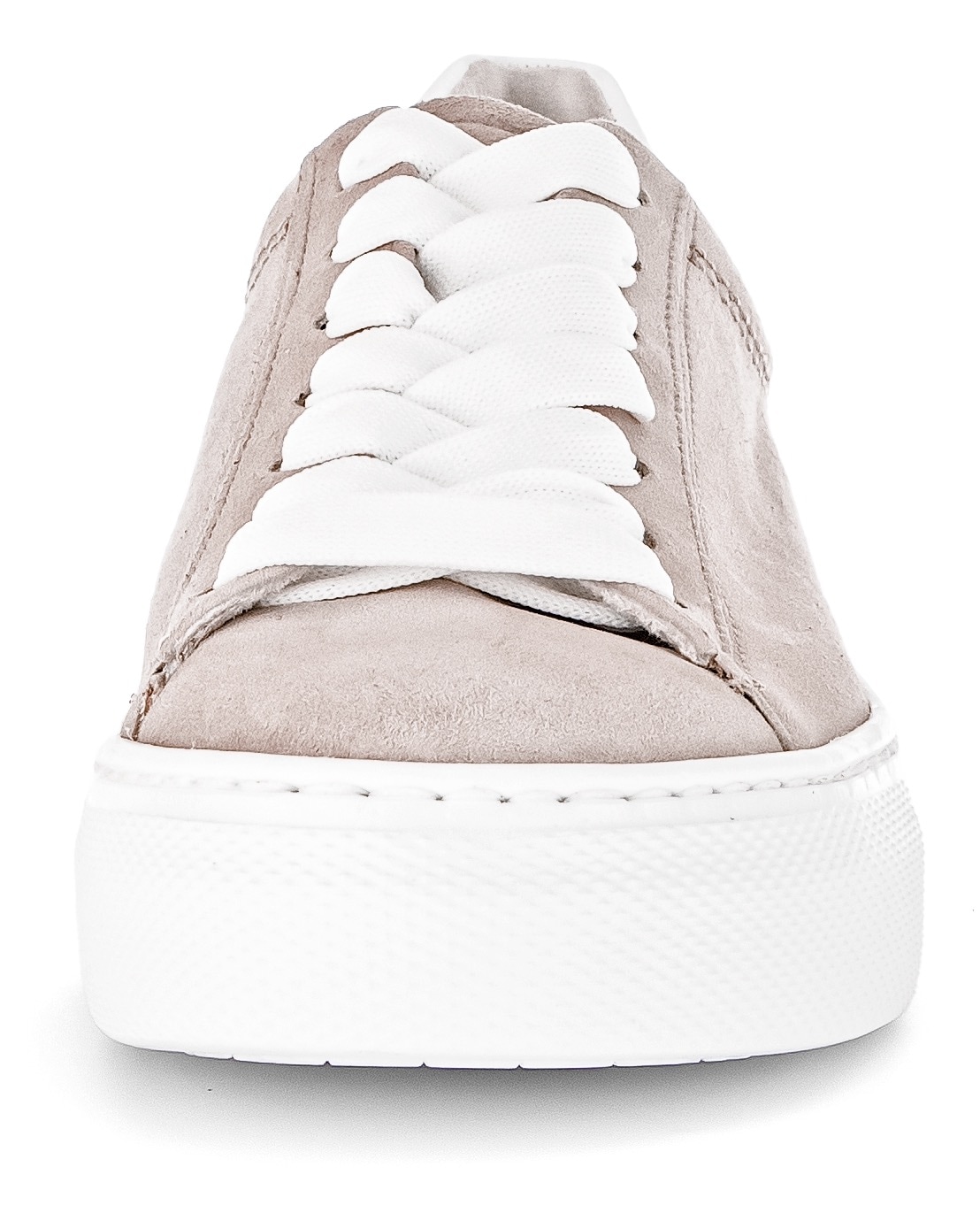 Gabor Plateausneaker »FLORENZ«, Freizeitschuh, Halbschuh, Schnürschuh mit Ziernähten, G-Weite