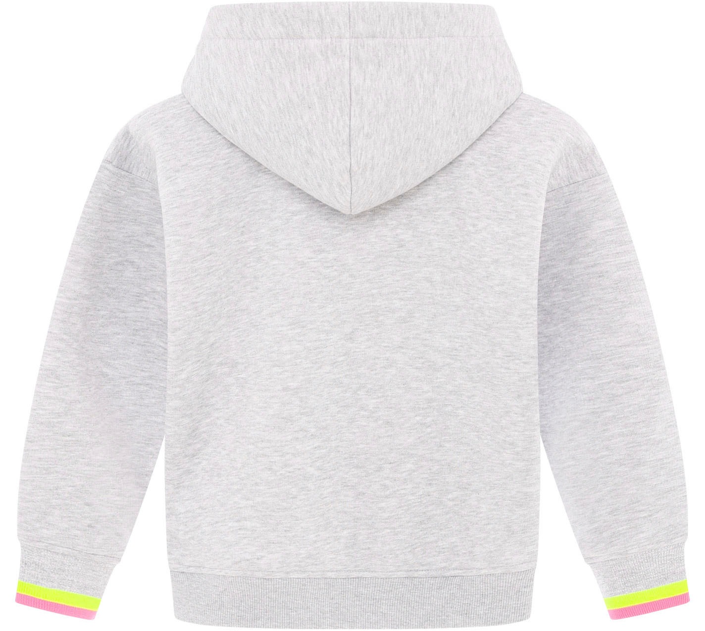 Zwillingsherz Hoodie »"Optimism"KIDS«, mit Smiley, buntem Schriftzug und Details in Neonfarben