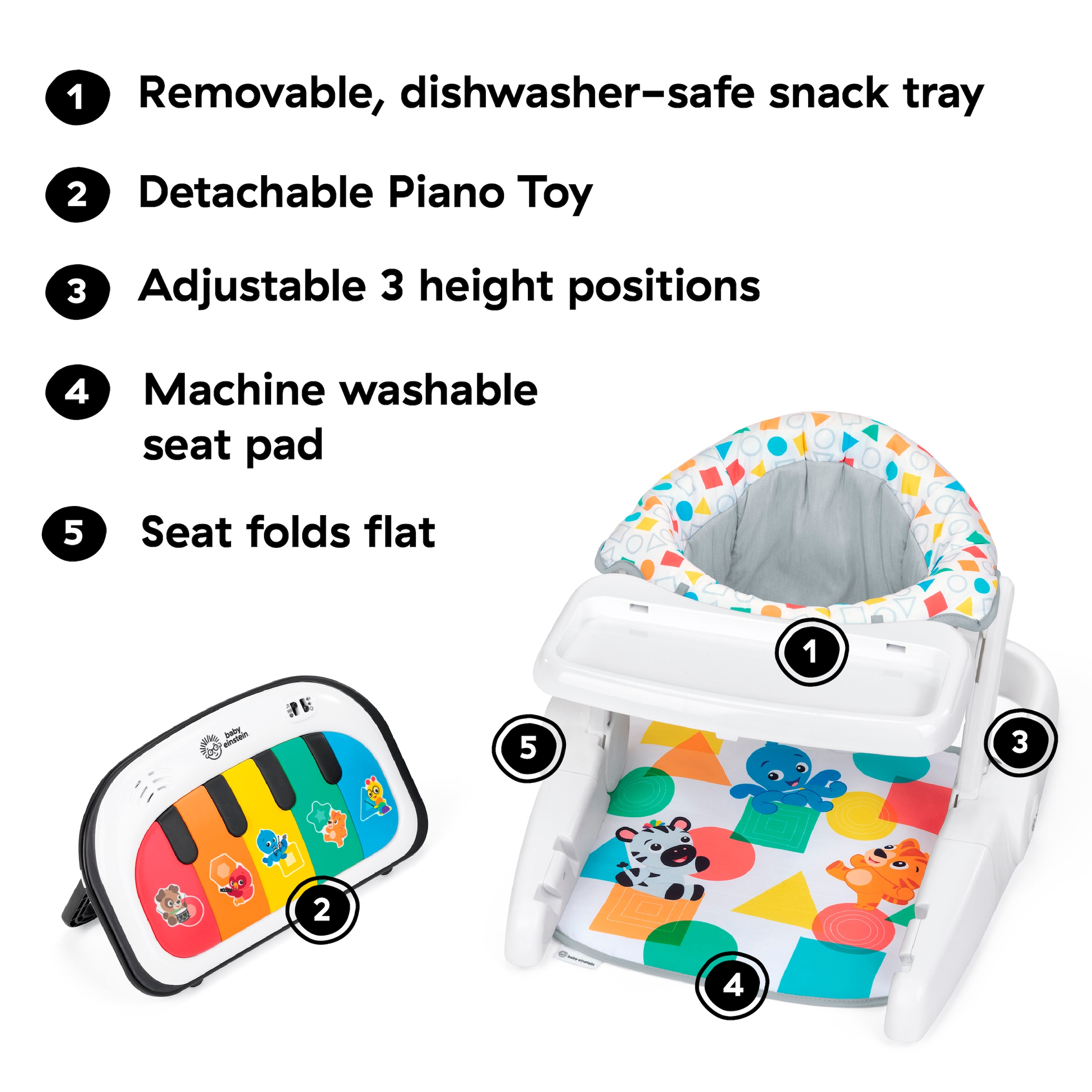 Baby Einstein Lernspielzeug »Kickin' Tunes Learn to Sit« mit Sound