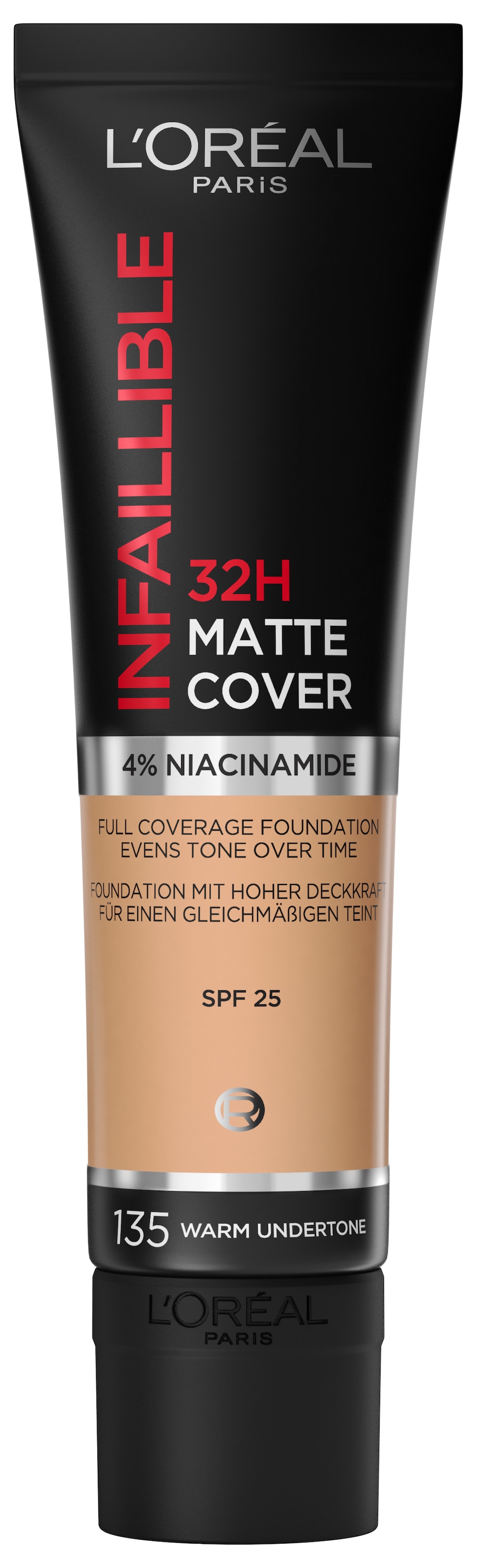 L'ORÉAL PARIS Foundation »Infaillible 32H Matte Cover«, mit langanhaltender Formel