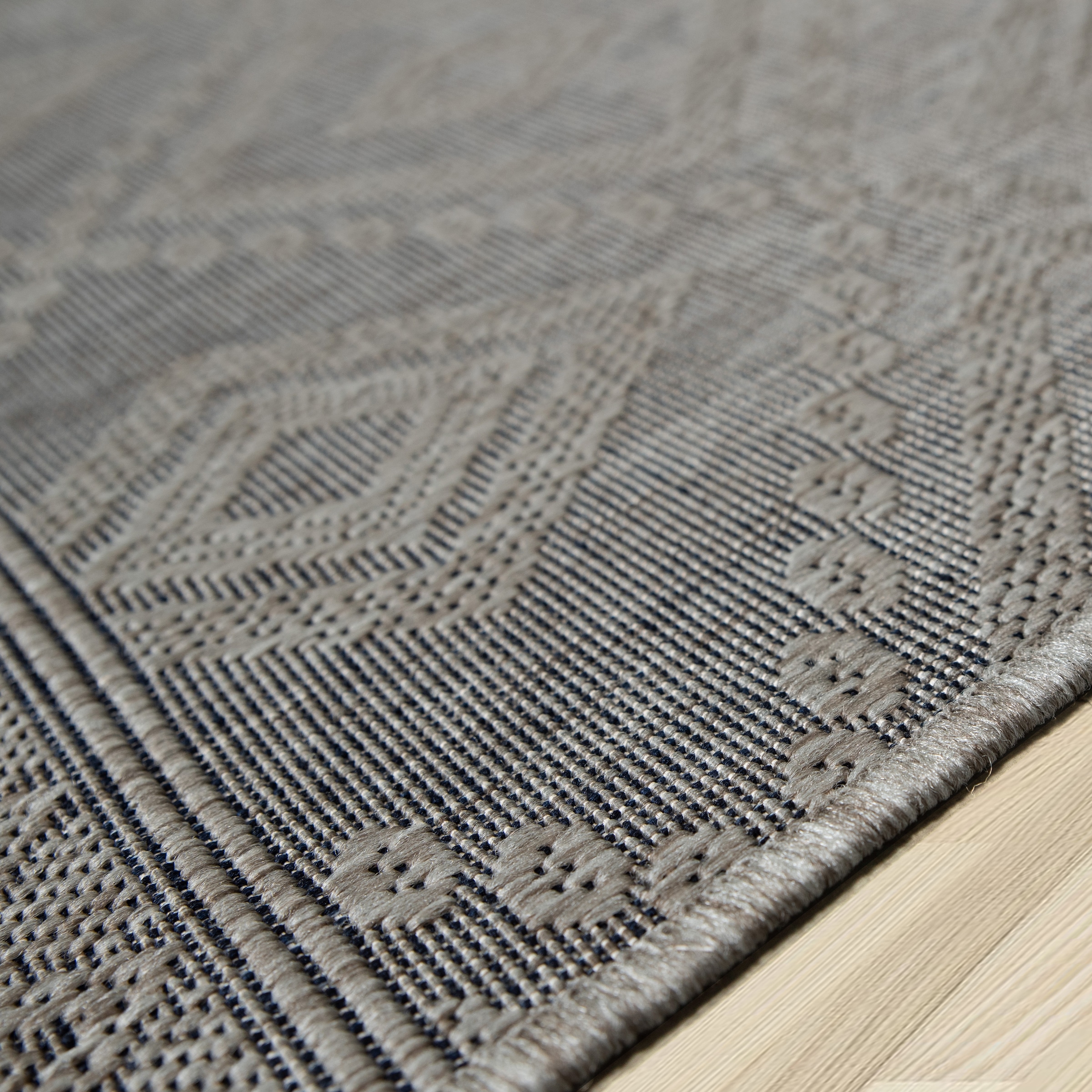 my home Teppich »Toronto auch als Läufer erhältlich« rechteckig 3 mm Höhe In- und Outdoor geeignet, Sisal-Optik, Wetterfest & UV-beständig, Boho