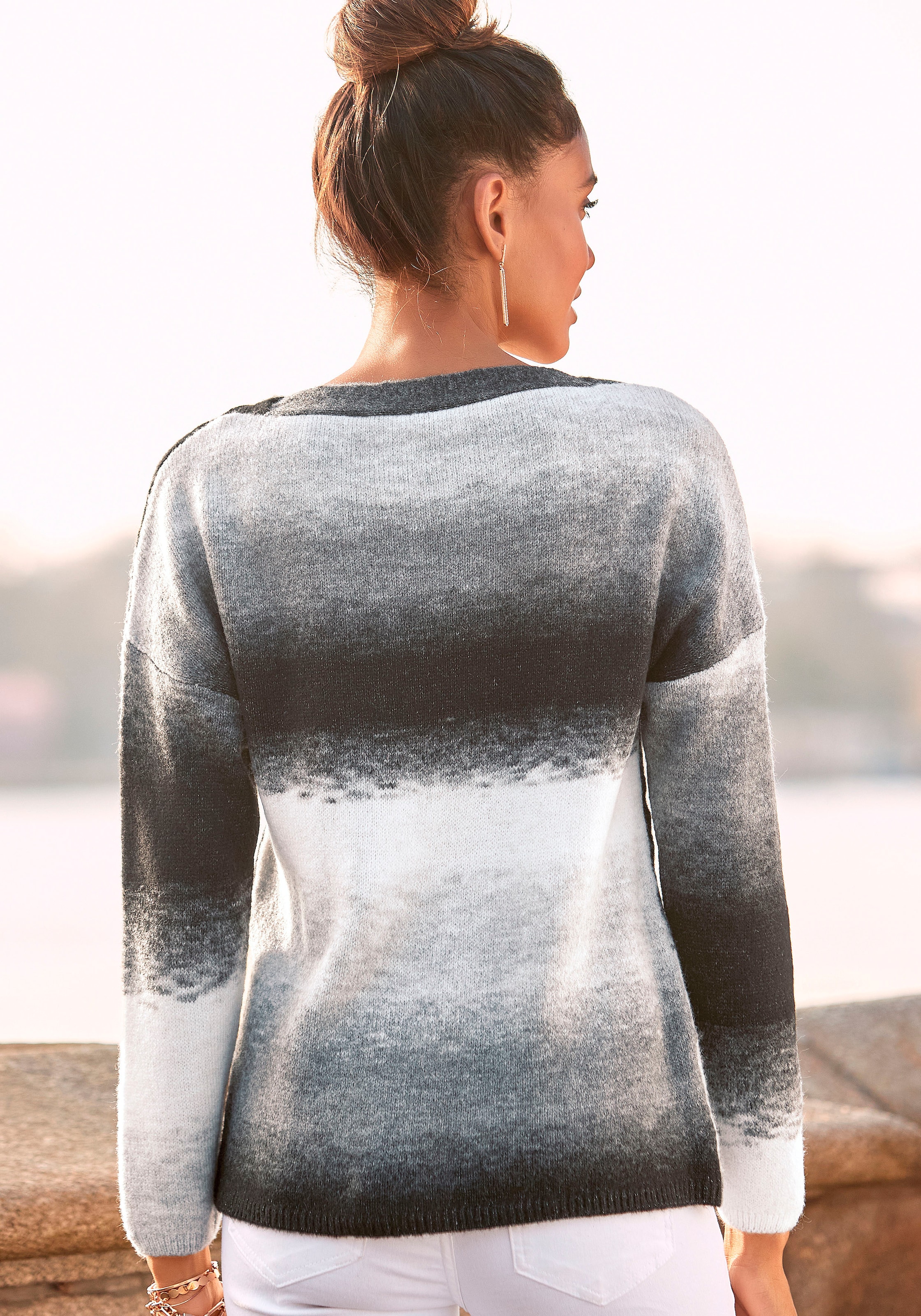 Vivance Strickpullover, aus Farbverlaufgarn