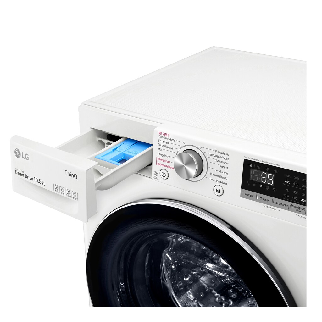 LG Waschmaschine »F4WV510S0E«, F4WV510S0E, 10,5 kg, 1400 U/min