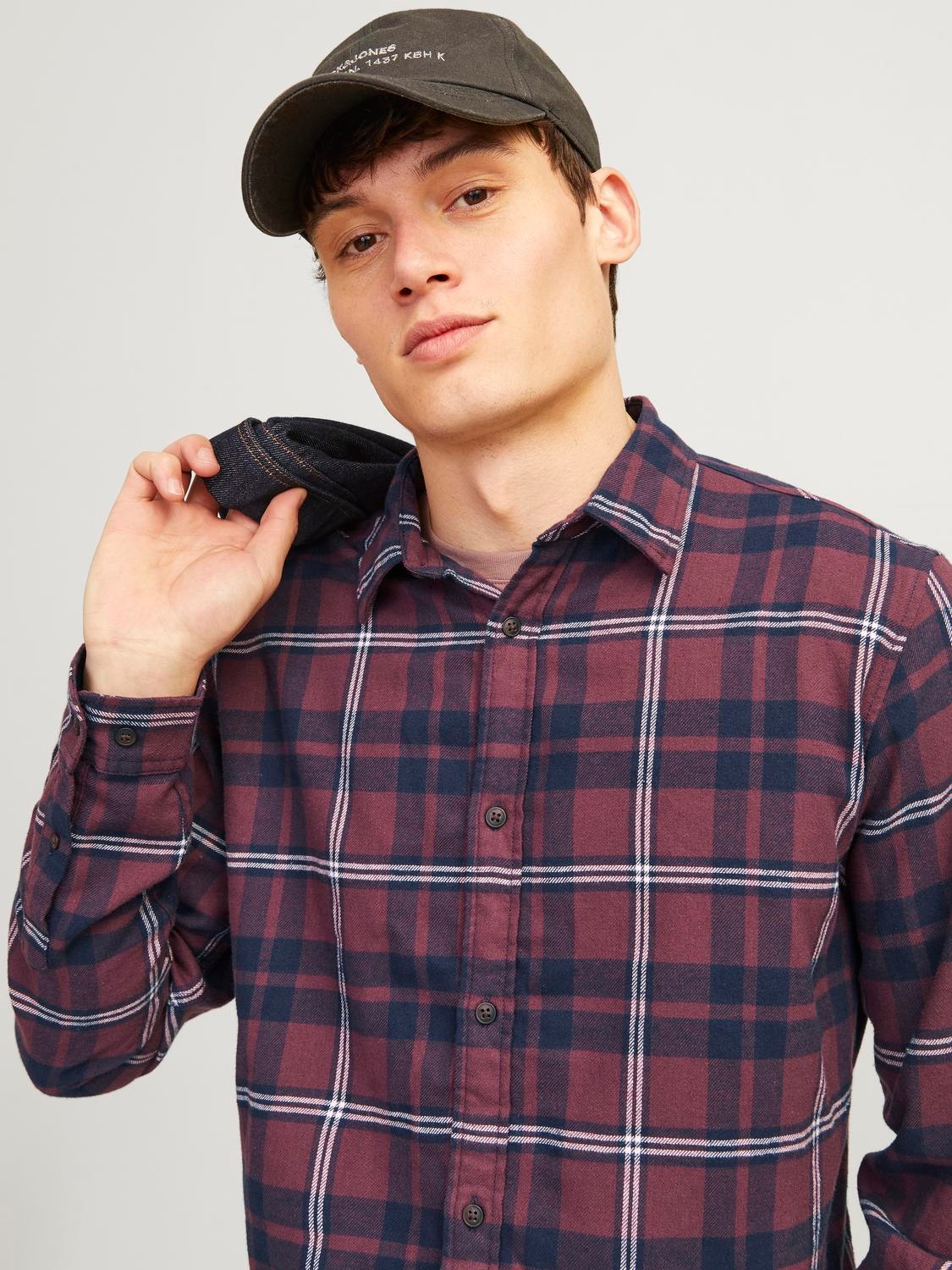 Jack & Jones Langarmhemd »JJJOSHUA FALL FLANNEL SHIRT LS«