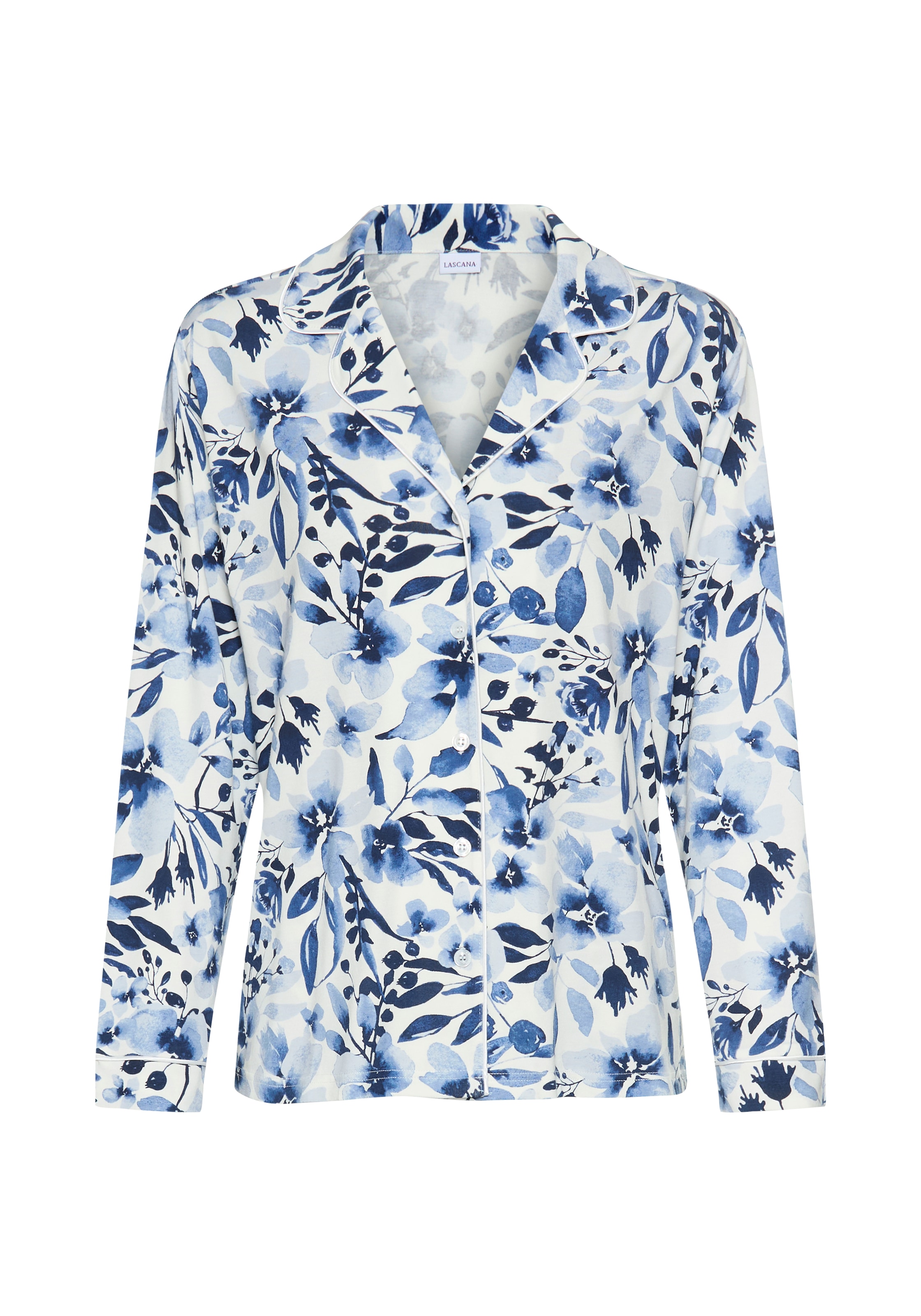 LASCANA Pyjama Set, 2 mit Blumen-Alloverprint